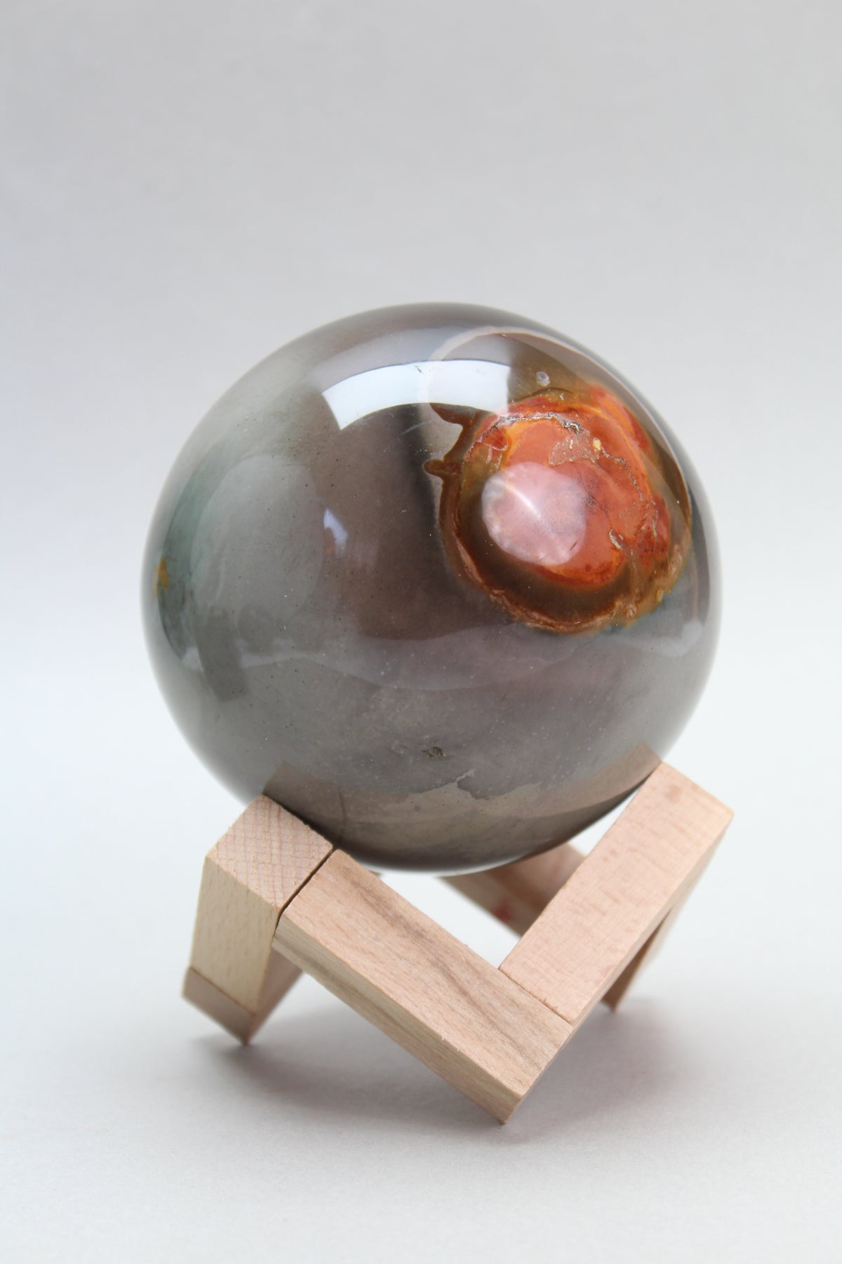 Polychrome Jaspis Kugle - 1kg (Nr. 3)