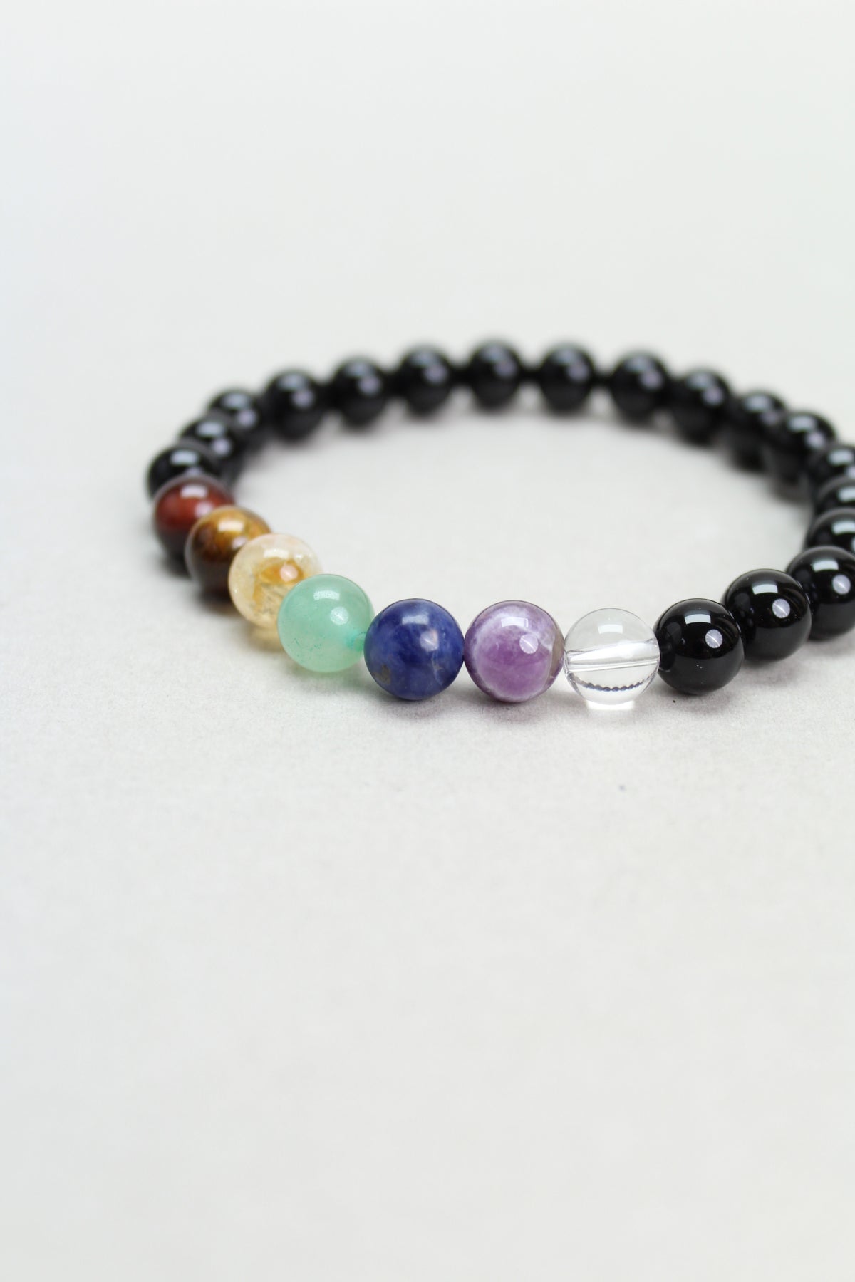 Chakra Armbånd Shiny Onyx