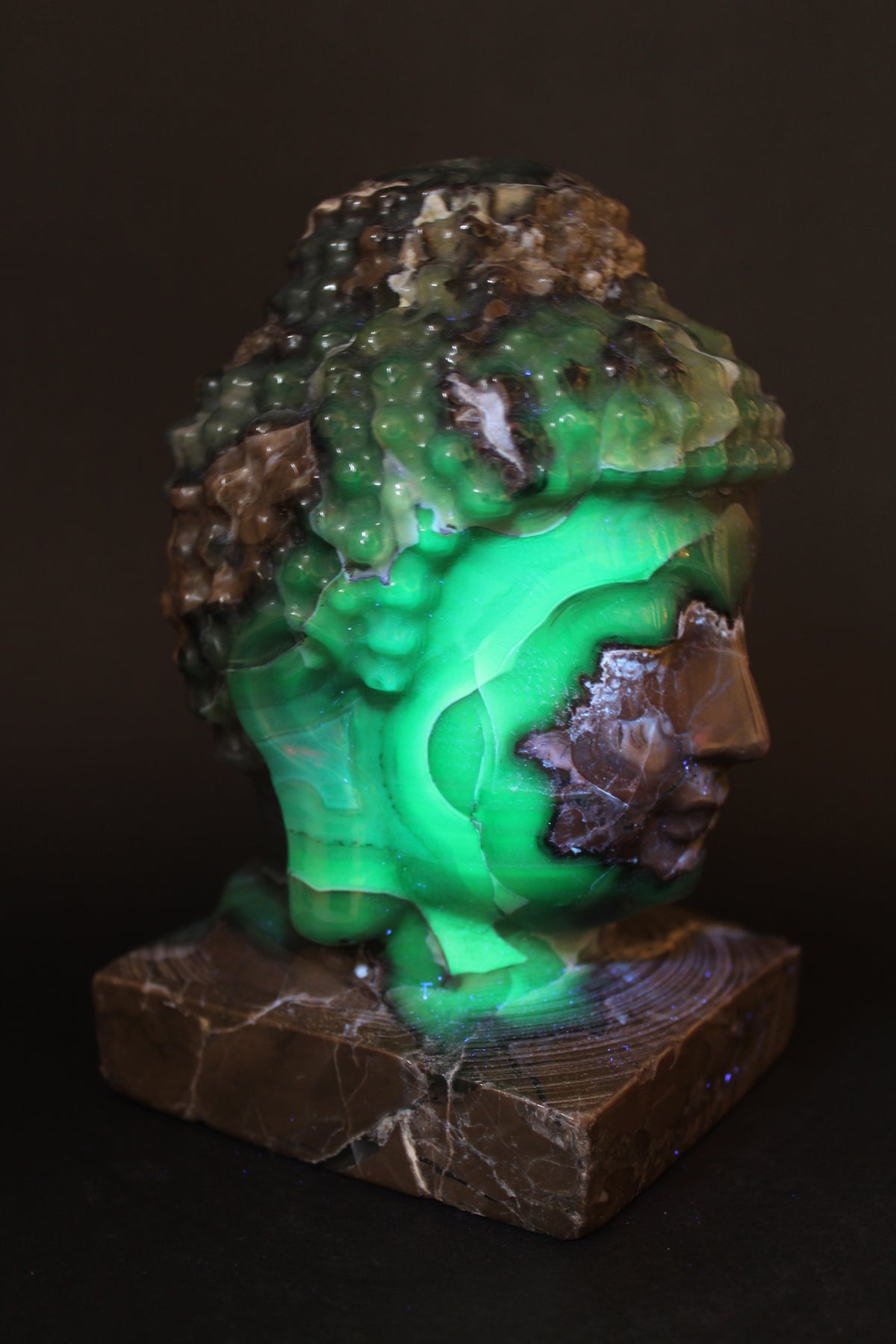 Vulkano Agat Buddha – UNIKA