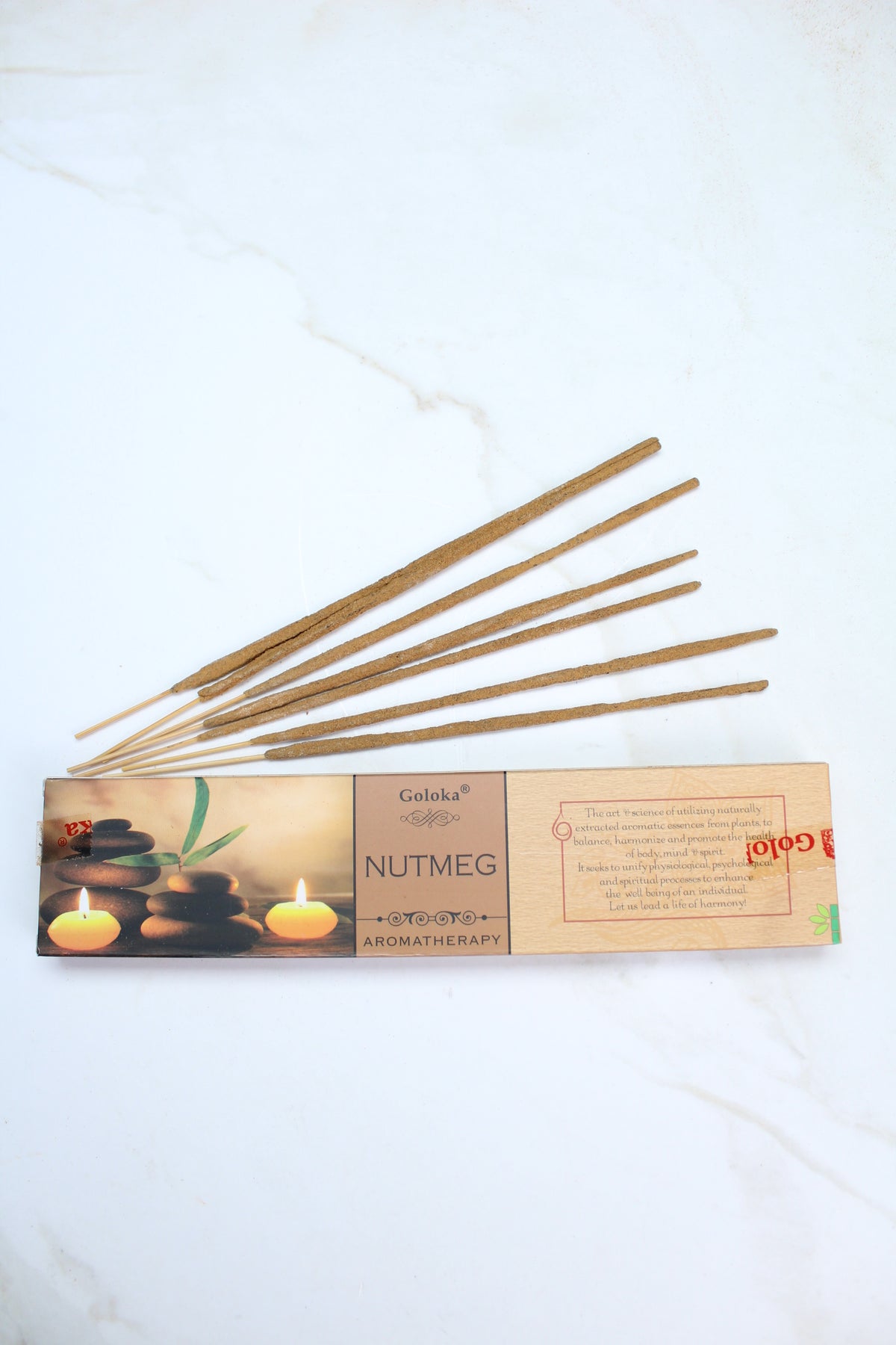 Goloka Aromatherapy Nutmeg Røgelse