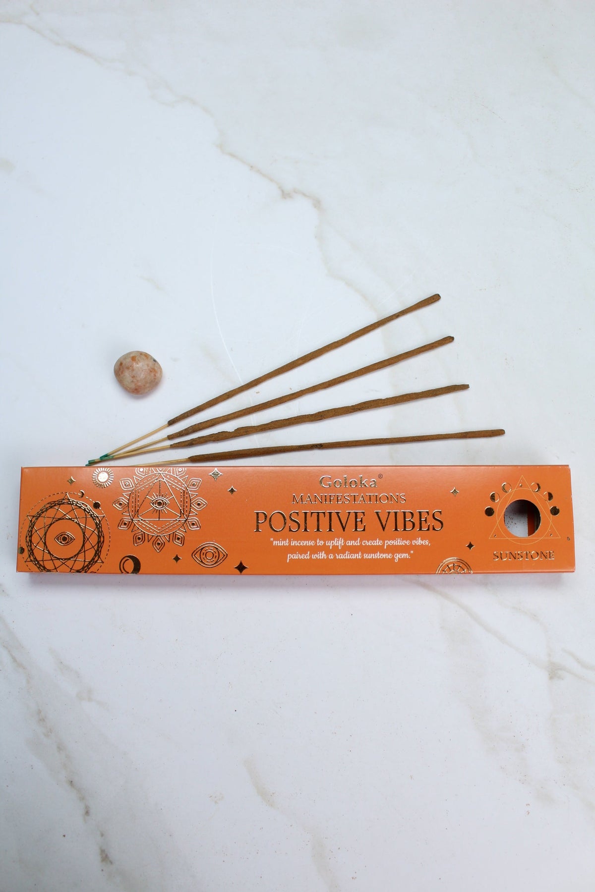 Positive Vibes Røgelse med Solsten
