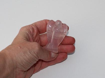 Engel Rosakvarts 5-6 cm