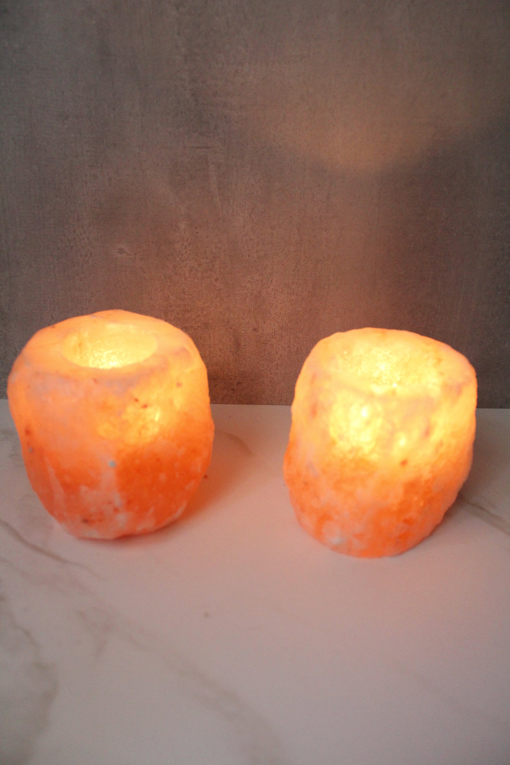 Himalaya fyrfadsstage i naturlig orange farve