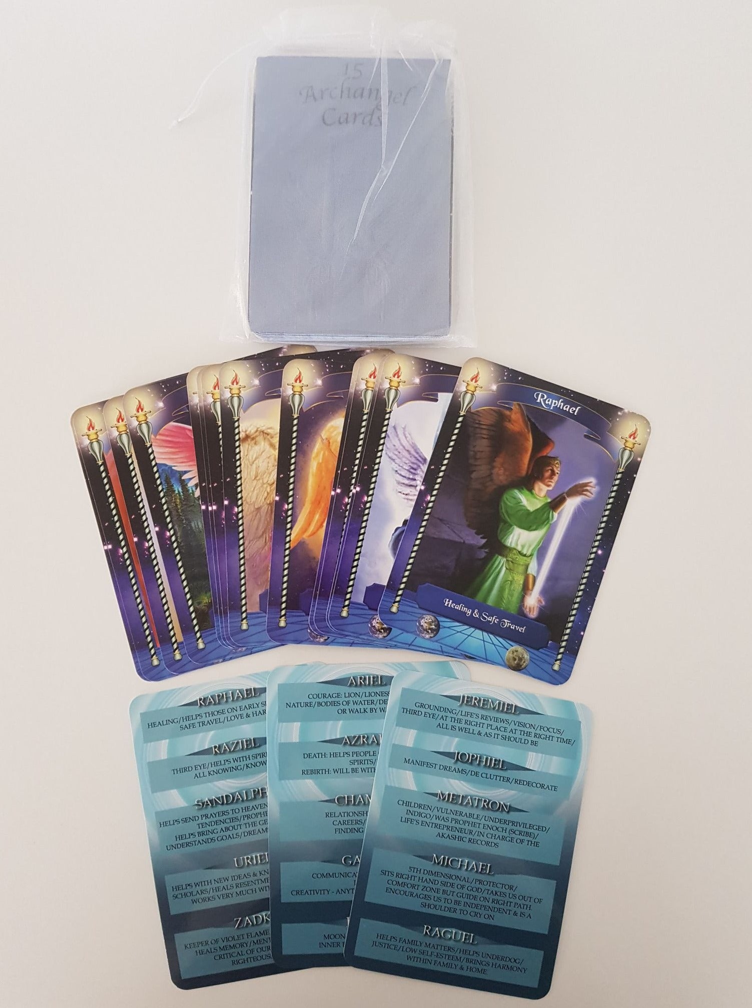 De 15 Ærkeengle - Kort