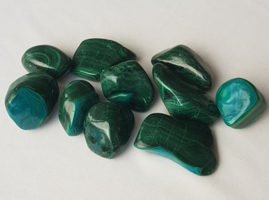 Malakit med Chrysocolla