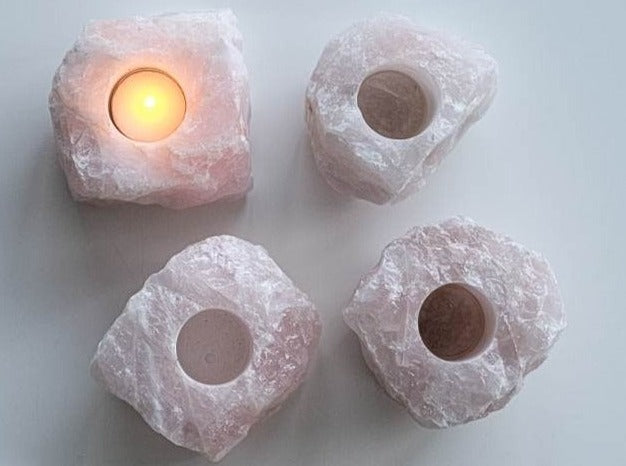 Rosakvarts Fyrfadsstage RÅ