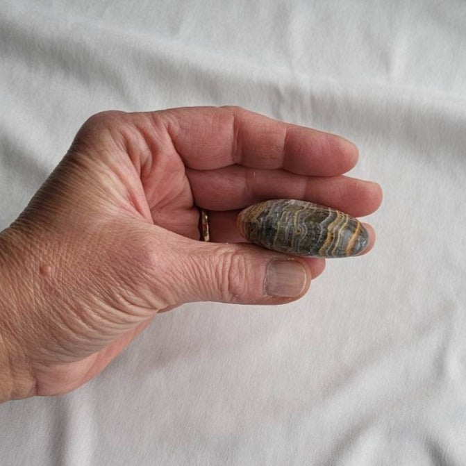 Calcit Grå Palmstone