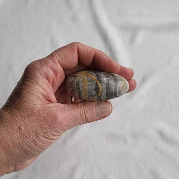 Calcit Grå Palmstone