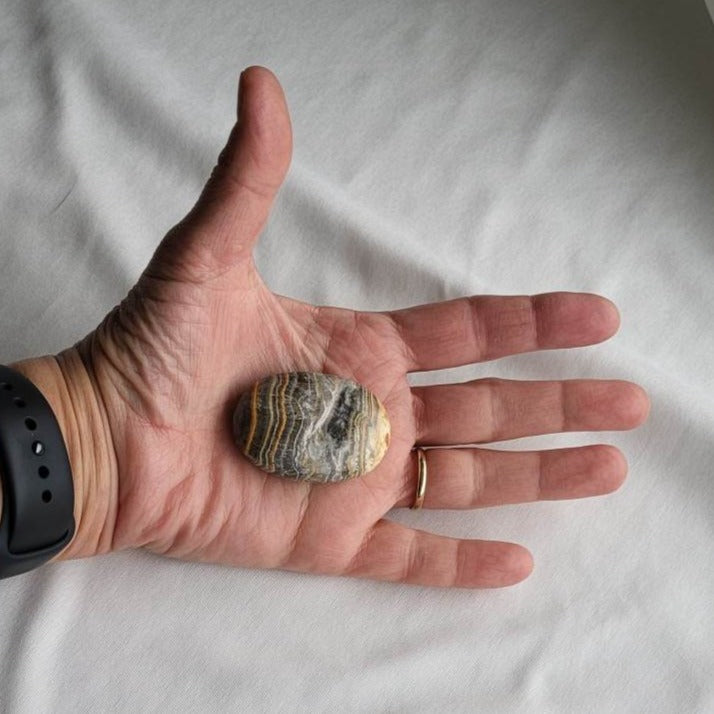 Calcit Grå Palmstone