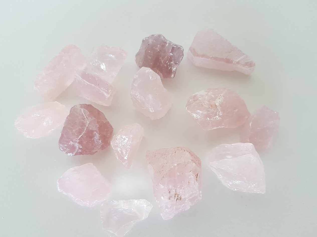 Rosakvarts Rå