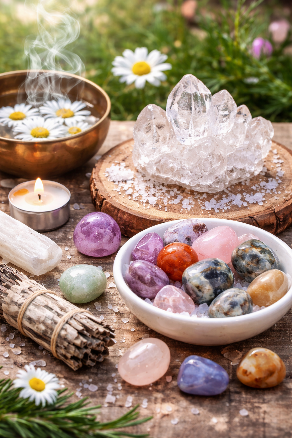 Rensning & Opladning af sten