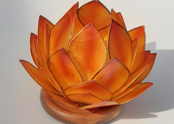 Lotus Fyrfadsstager Wood