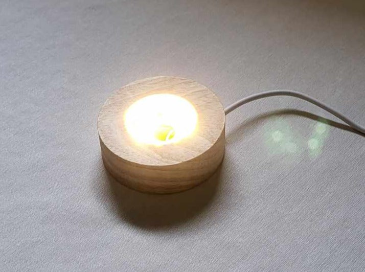 LED Træholder med lys - Lille