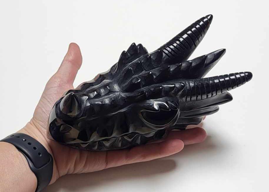 Drage Sort Obsidian 1.5 kg