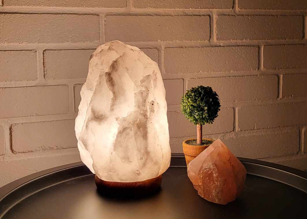 Saltlampe Hvid 2-3 kg