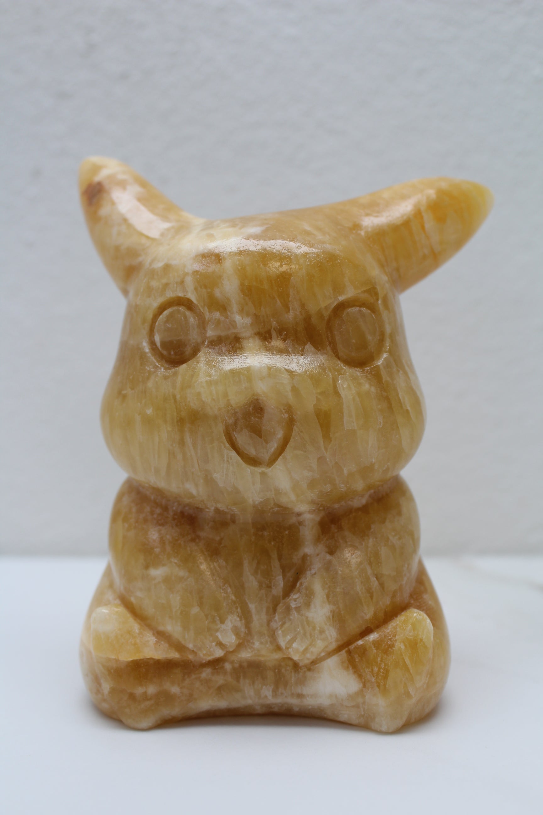 Pikachu Pokemon Krystal - Orange Calcit - 742g
