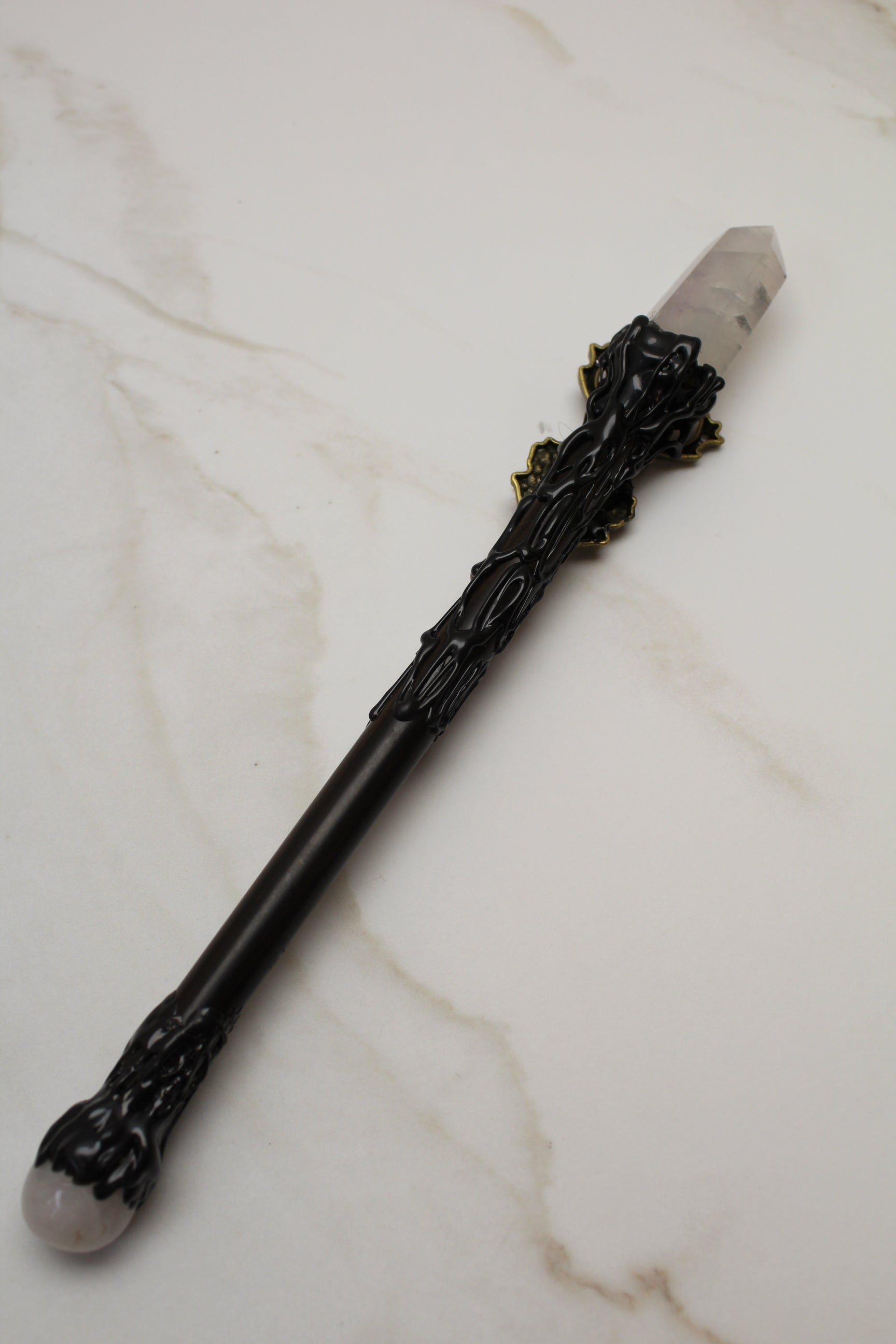 Healerstav - Bjergkrystal - 26cm