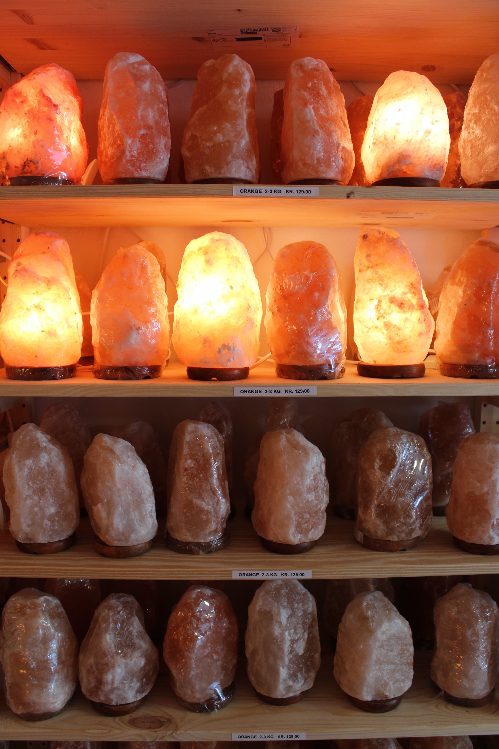 Himalaya Saltlampe Orange 2-3 kg