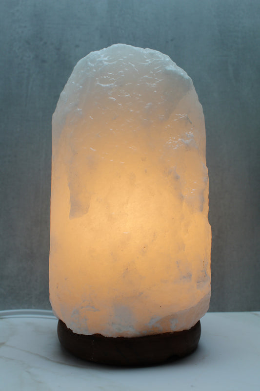 Himalaya Saltlampe Hvid 4-6 kg