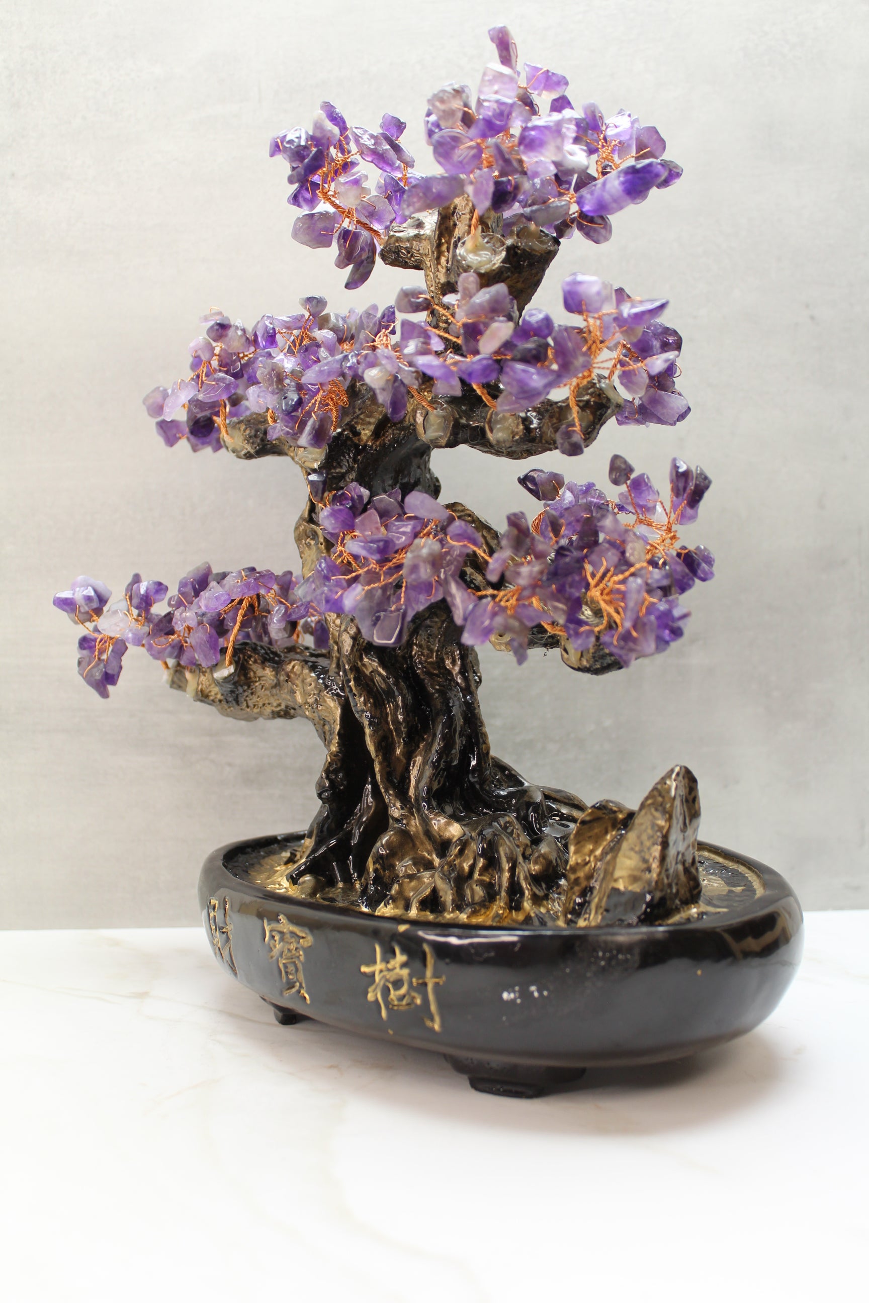 Krystaltræ 30cm - Ametyst