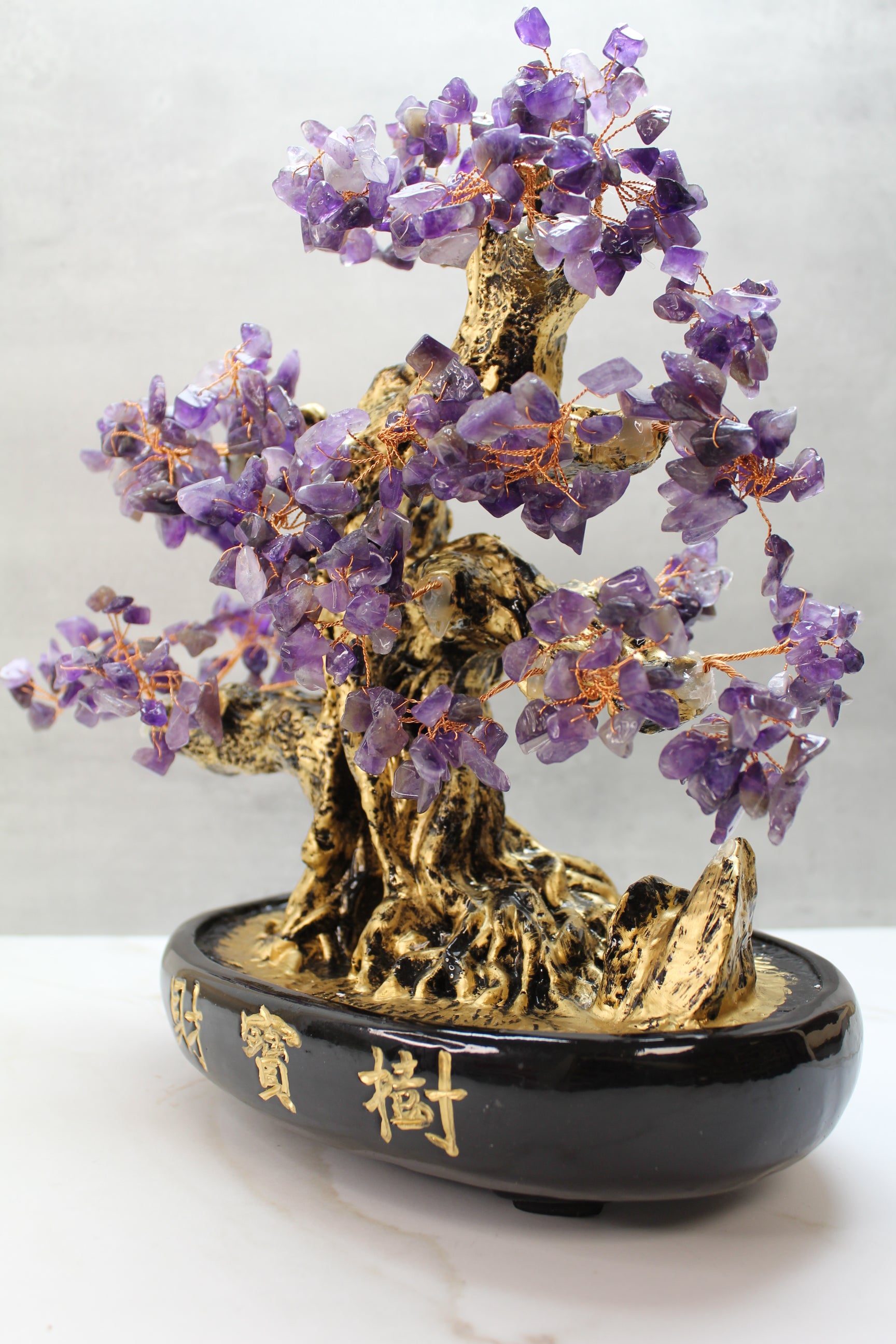 Krystaltræ 30cm - Ametyst