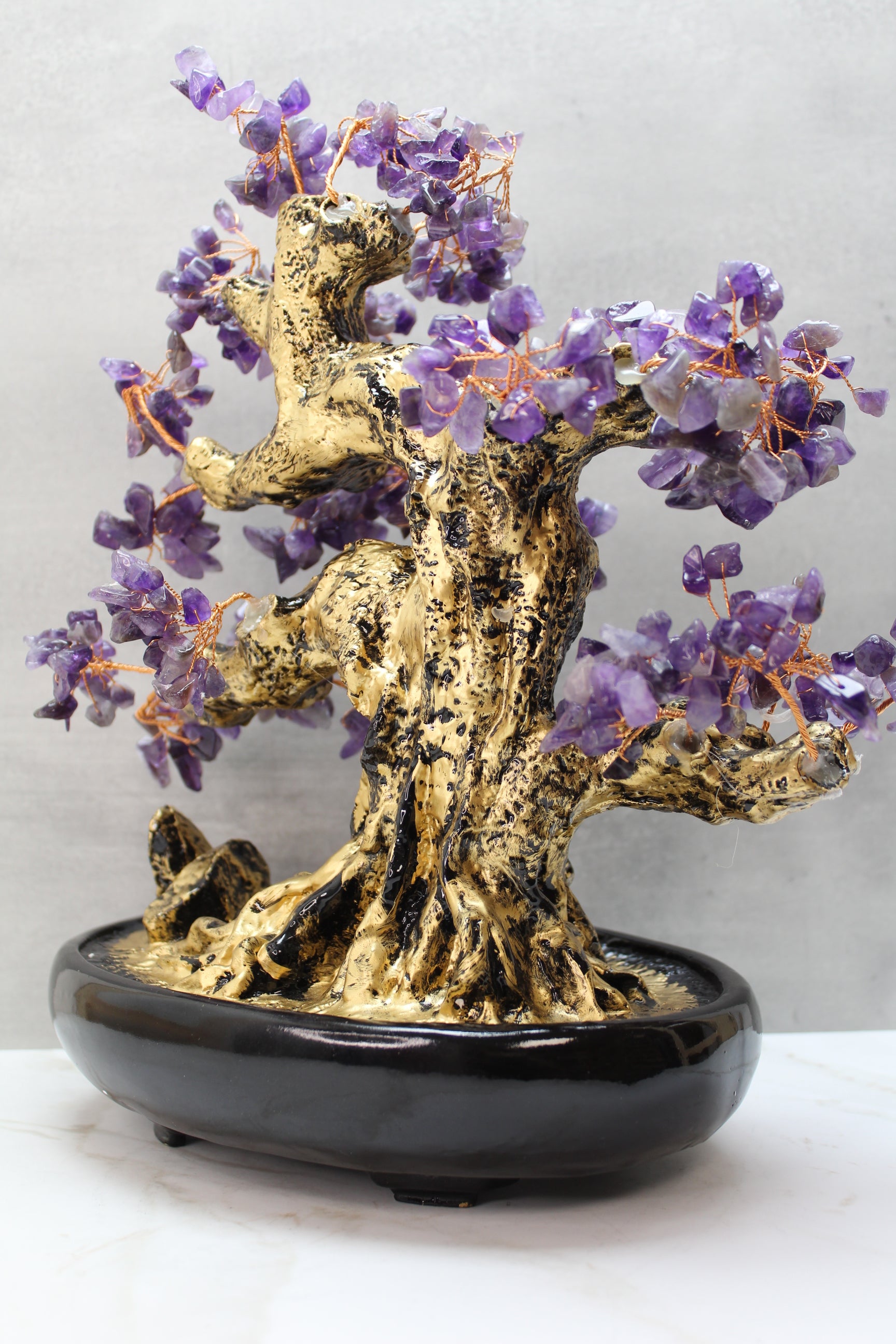 Krystaltræ 30cm - Ametyst