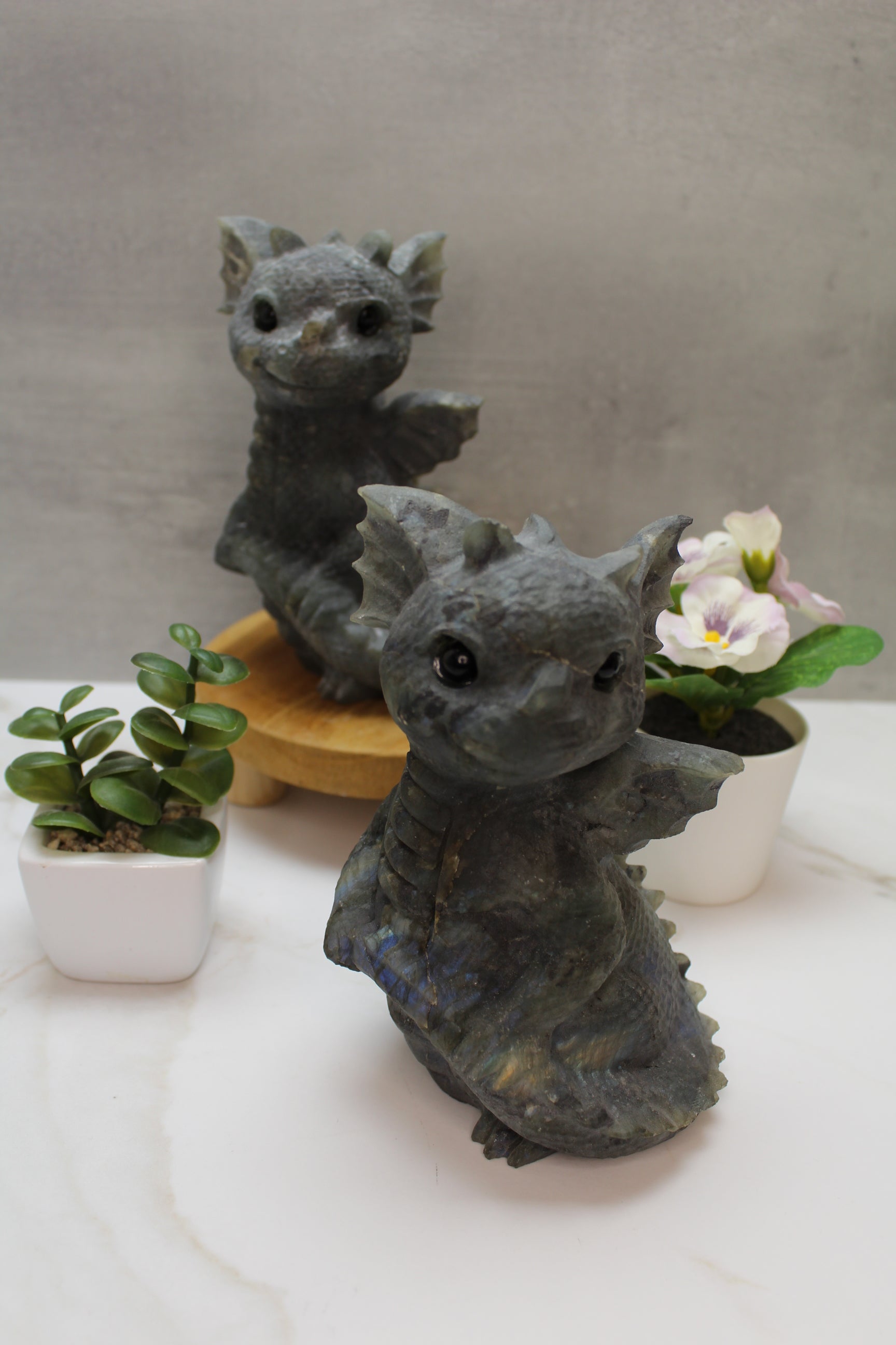 Drage Labradorit 15 cm FØDSELSDAGSTILBUD