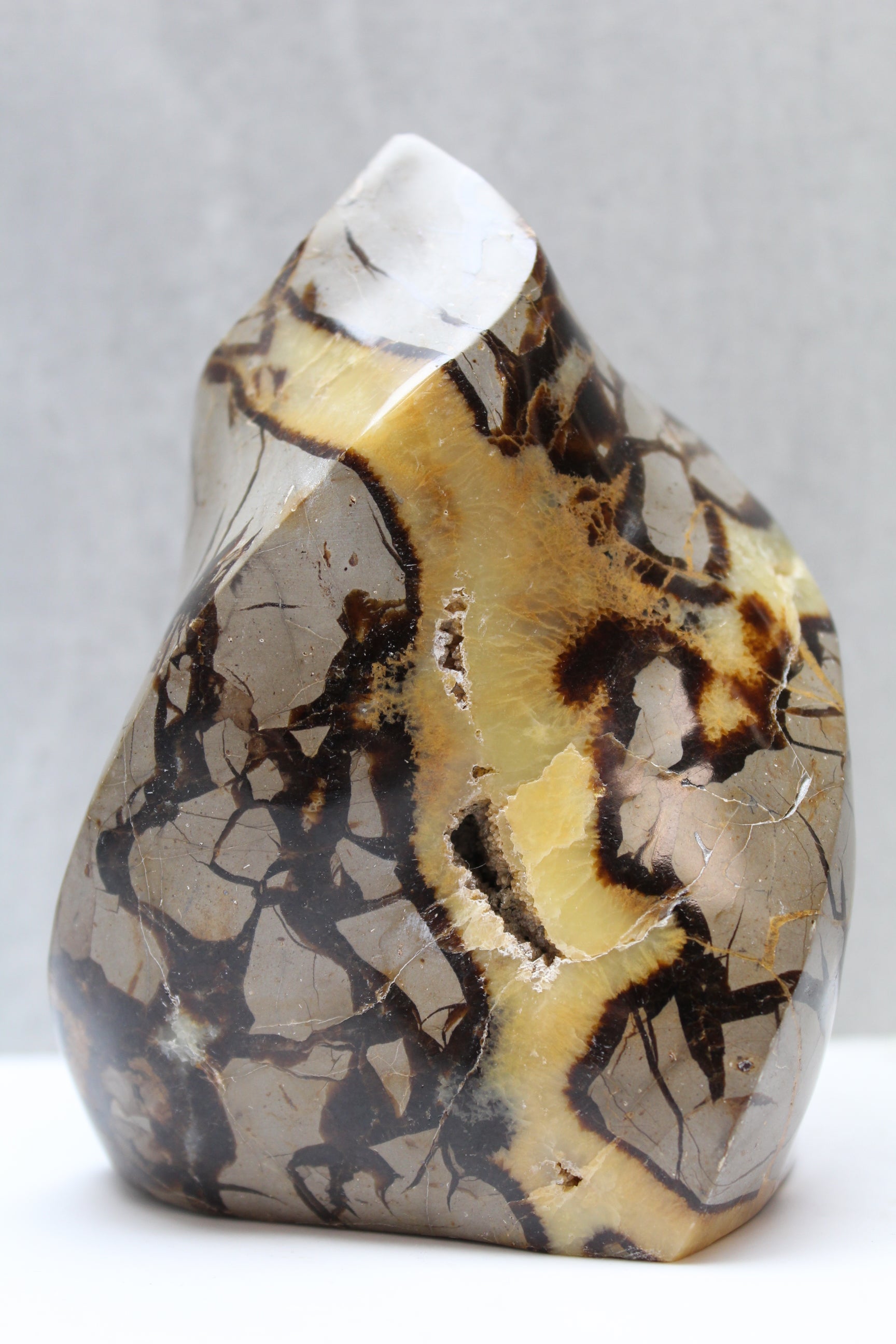 Gul Septarie Tårn/Swirl - 800g