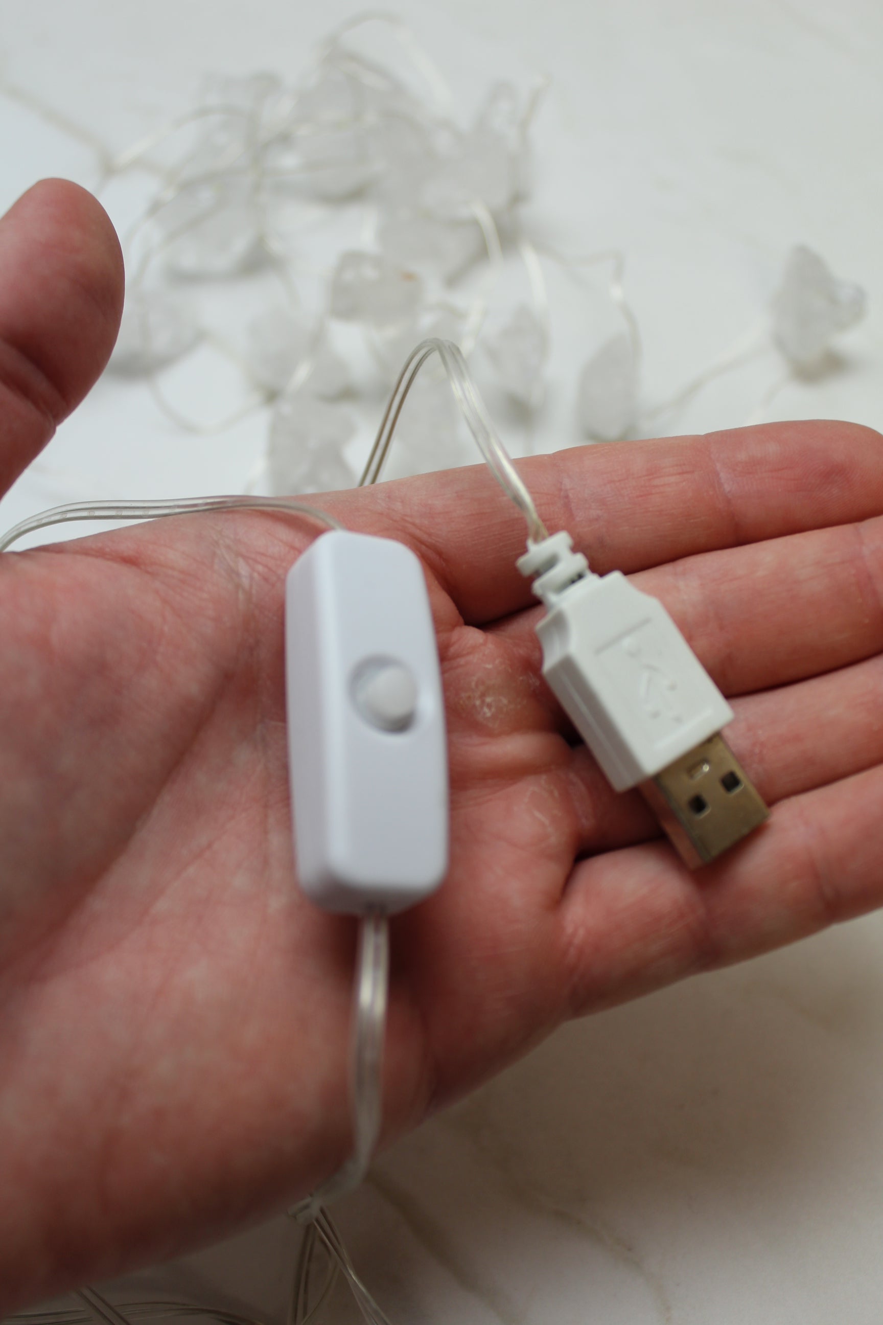 Bjergkrystal Lyskæde