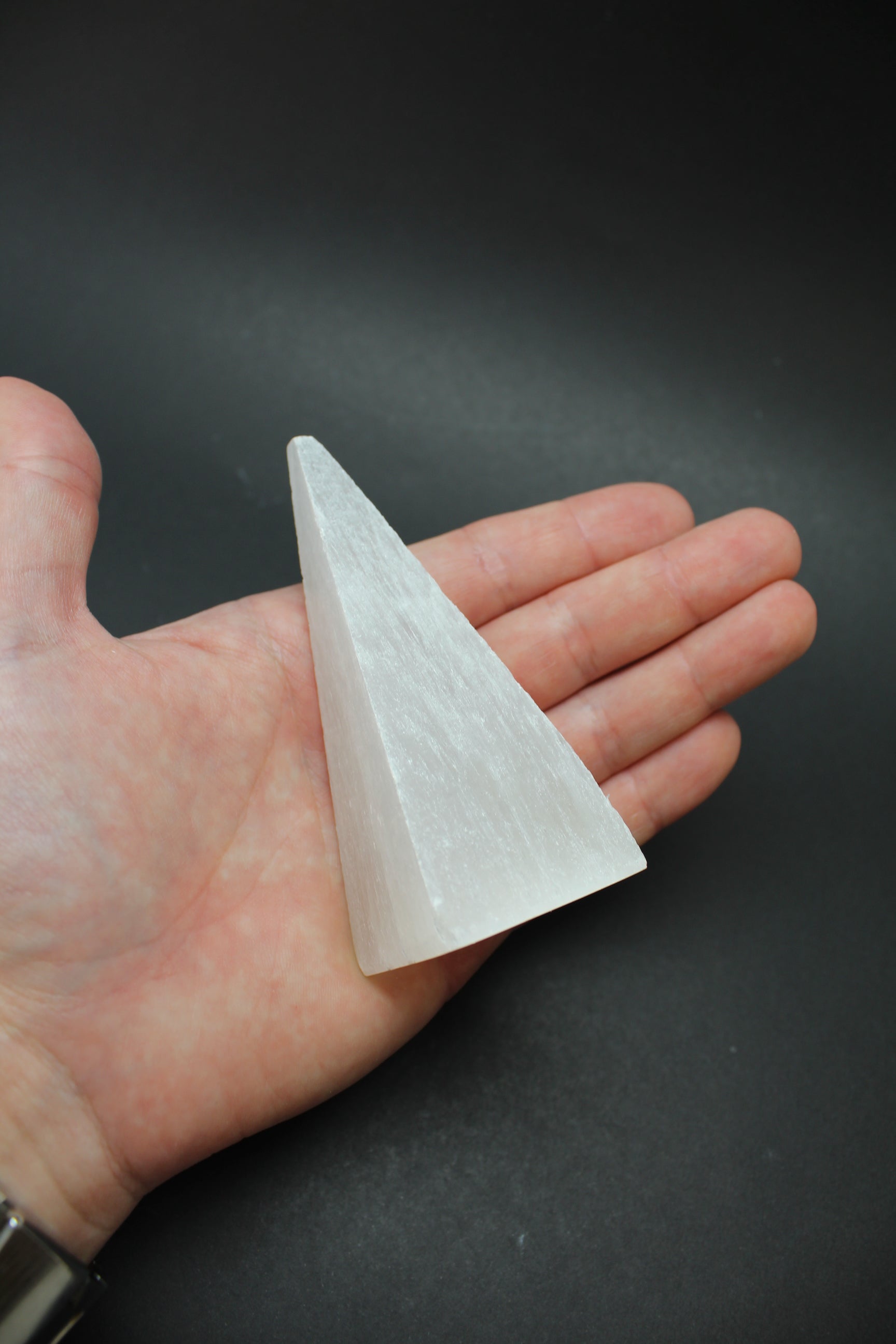 Selenit Pyramide - 10cm