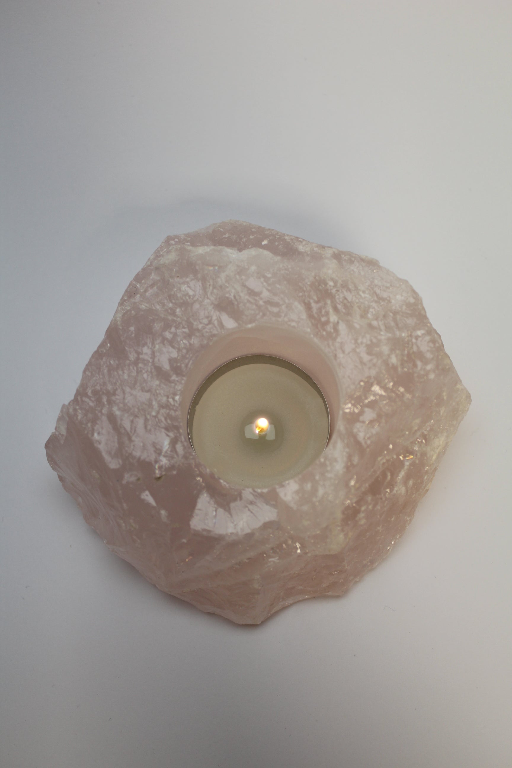 Rosakvarts Fyrfadsstage RÅ