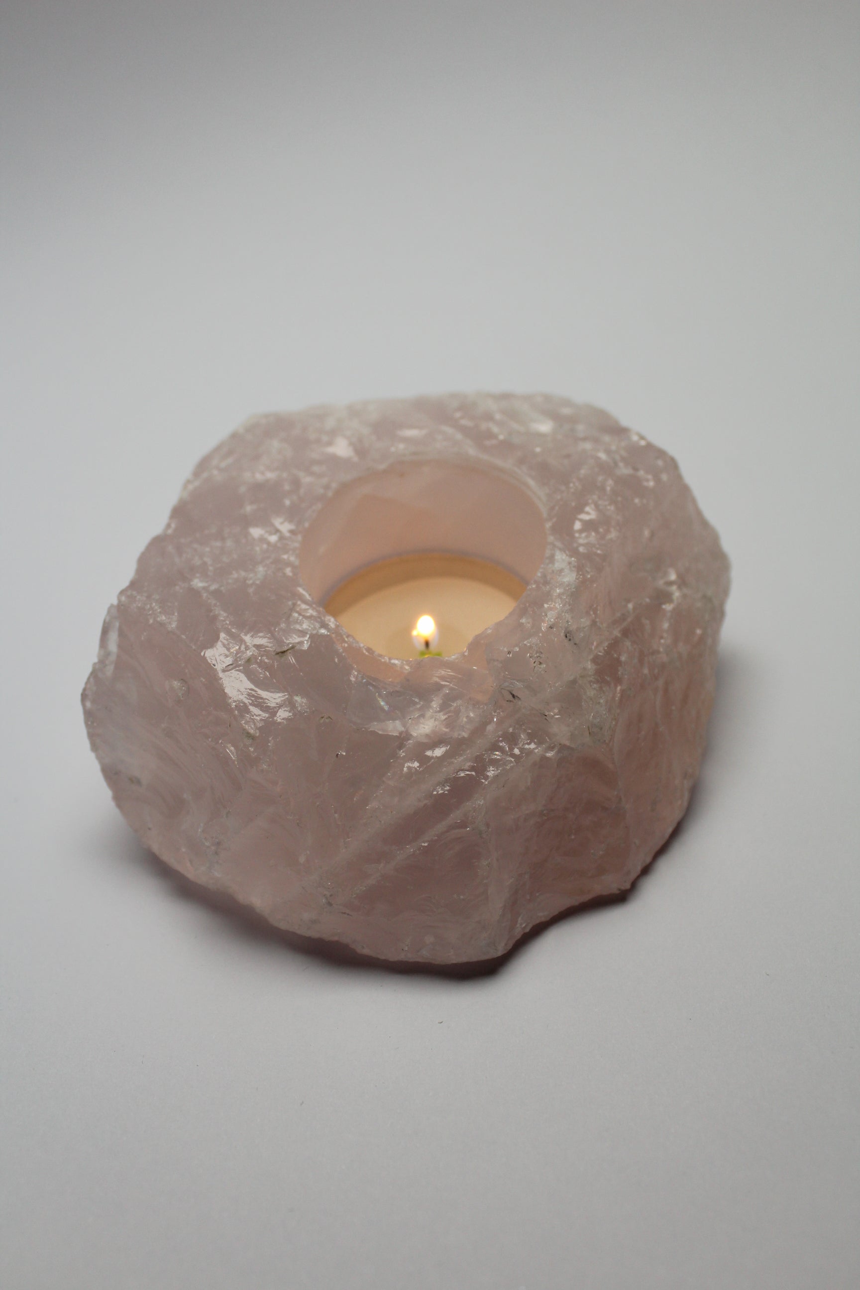 Rosakvarts Fyrfadsstage RÅ