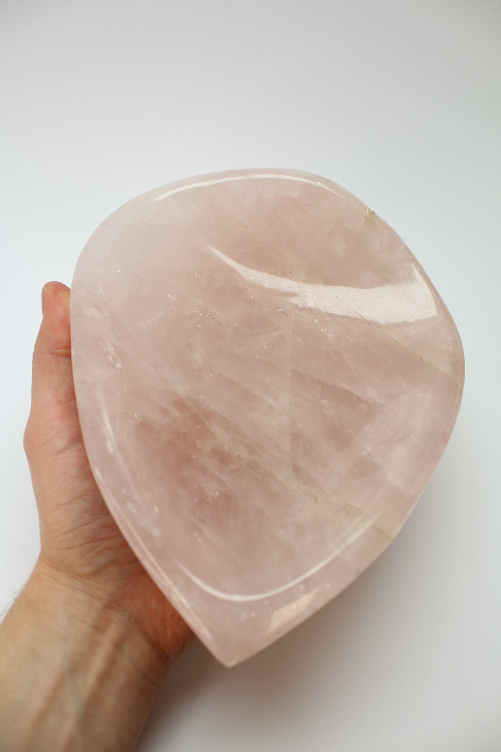 Rosakvarts skål - 1.9kg