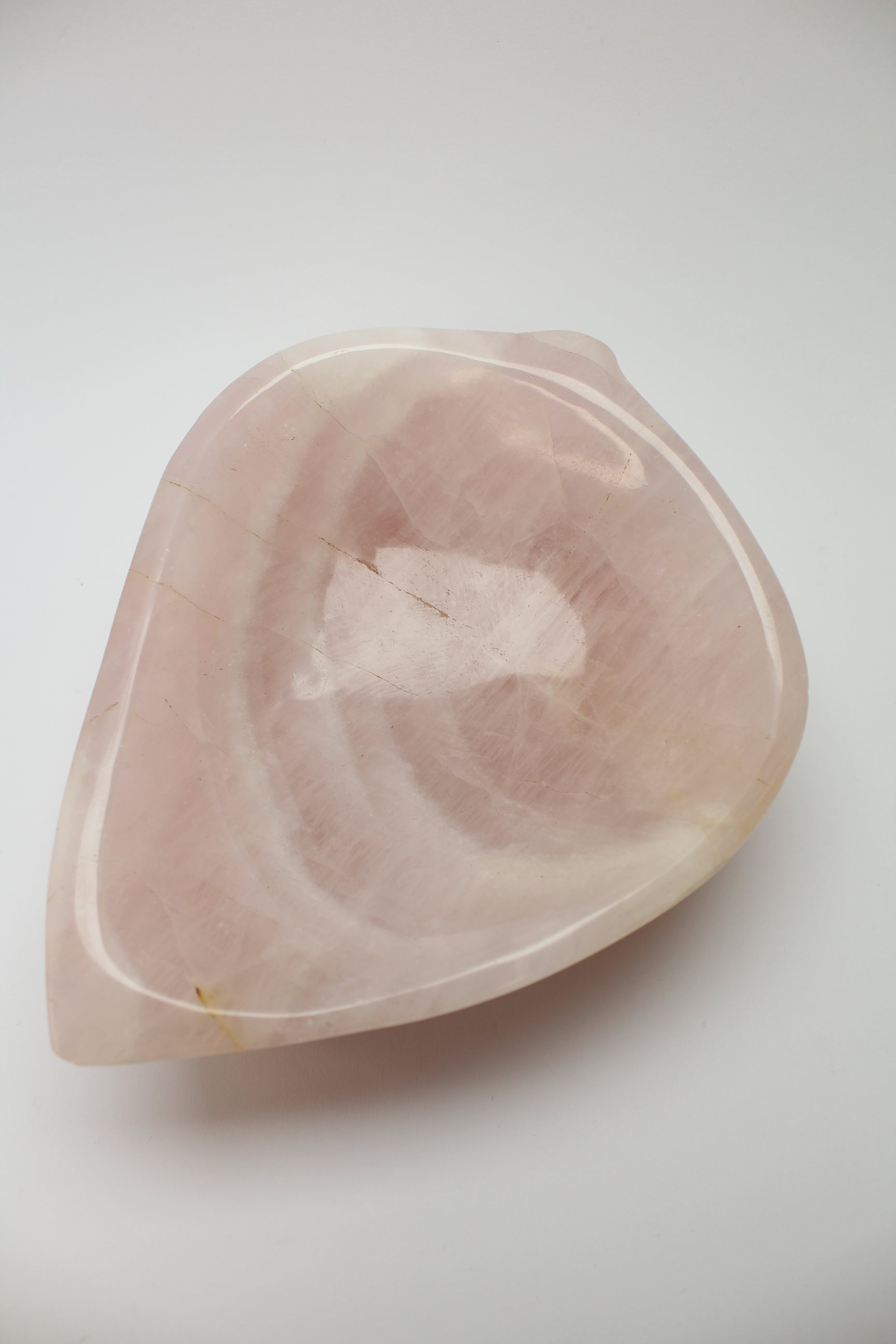 Rosakvarts Skål - 2.1kg