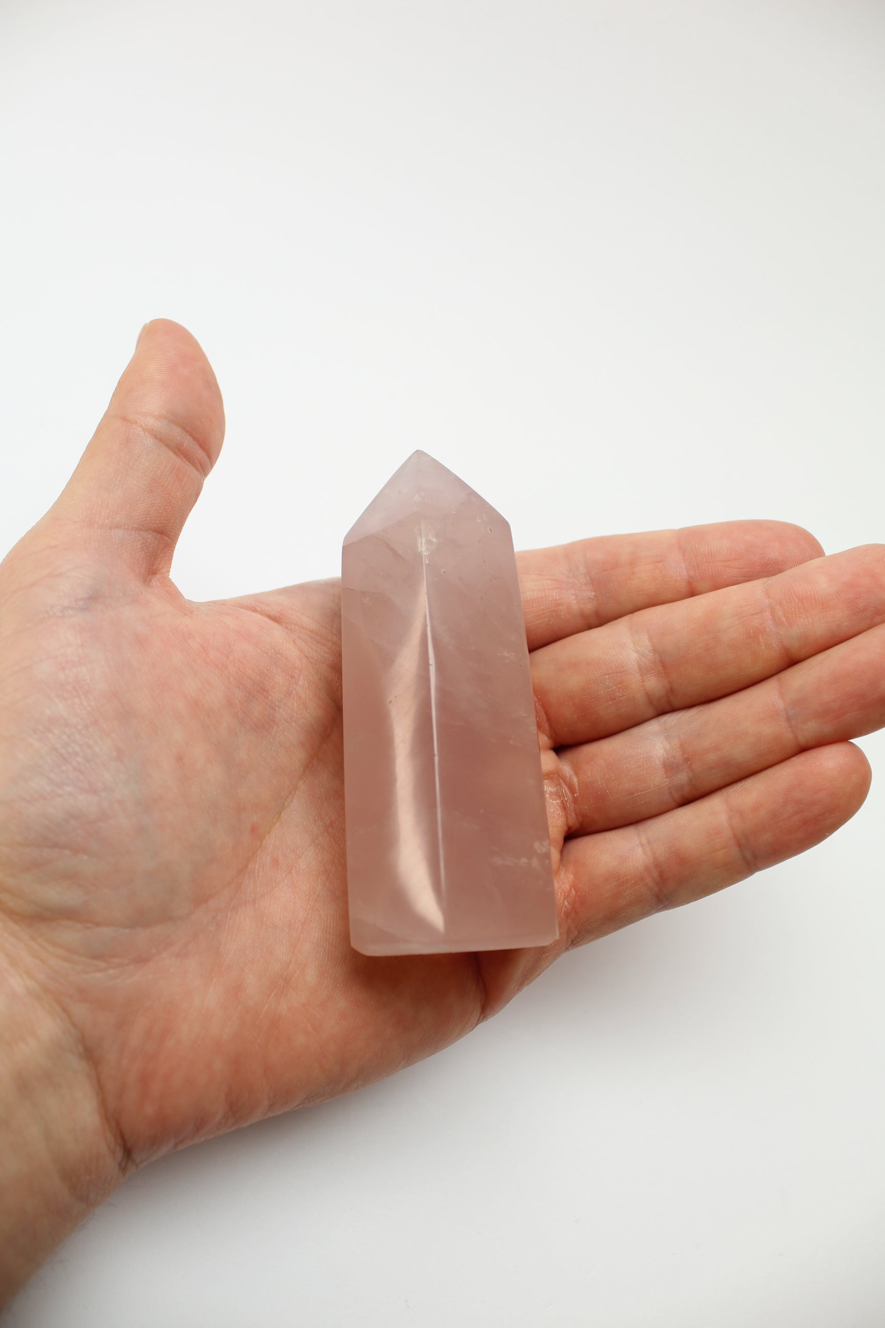 Rosakvarts Tårn - 9cm