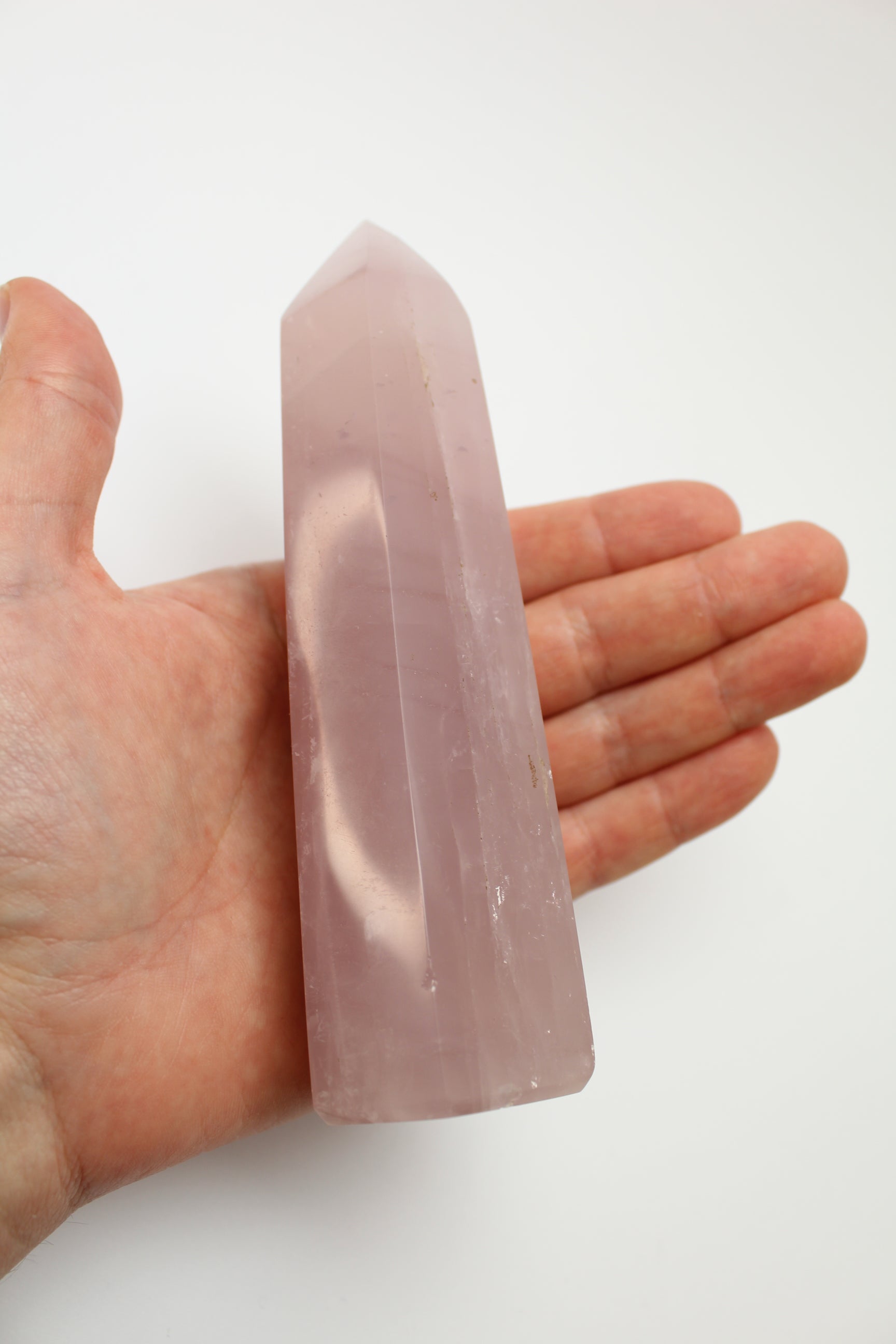 Rosakvarts Tårn - 16cm