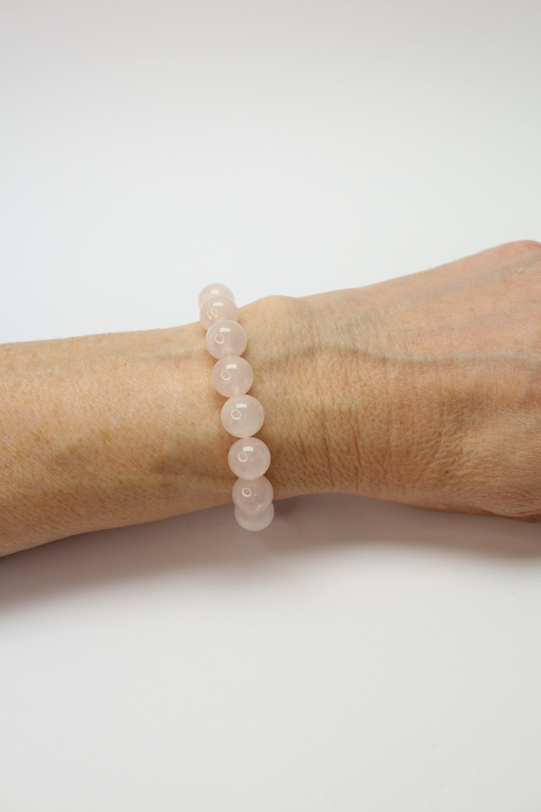 Rosakvarts Armbånd - 10 mm