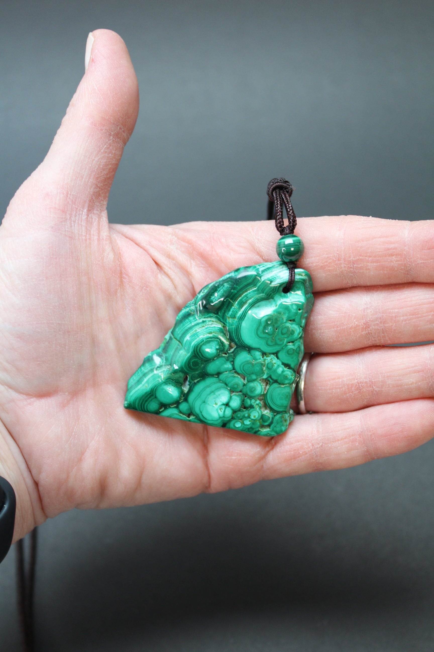 Malakit Halskæde Nr. 2