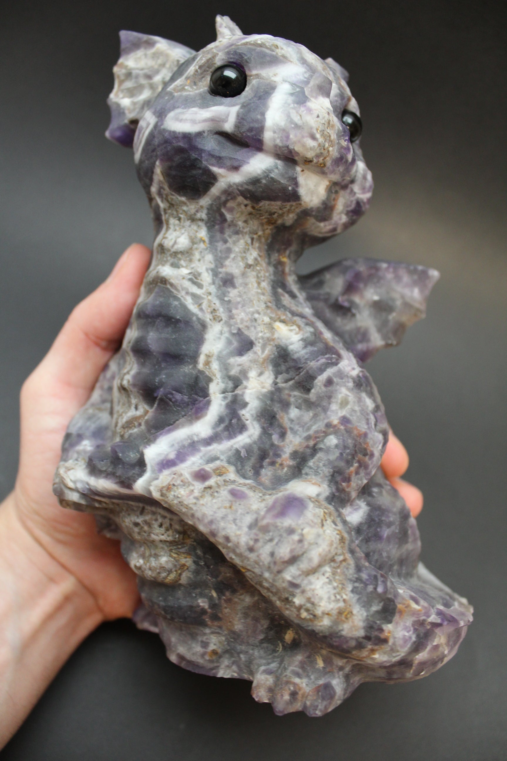 Drage Chevron Ametyst - XL