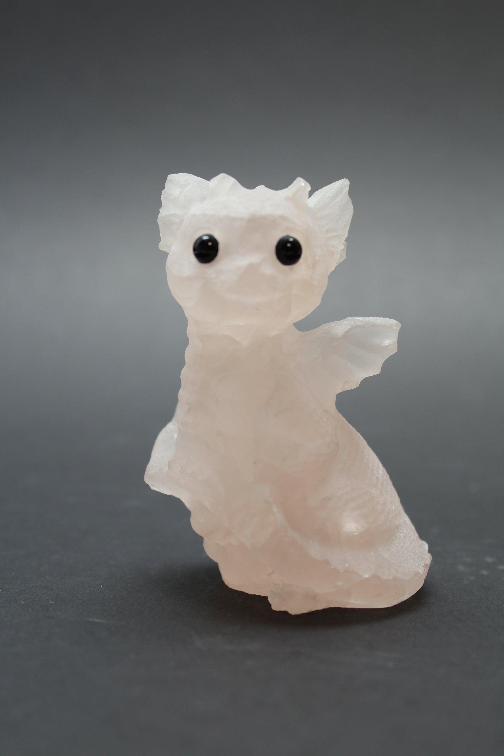 Drage Rosakvarts 8cm