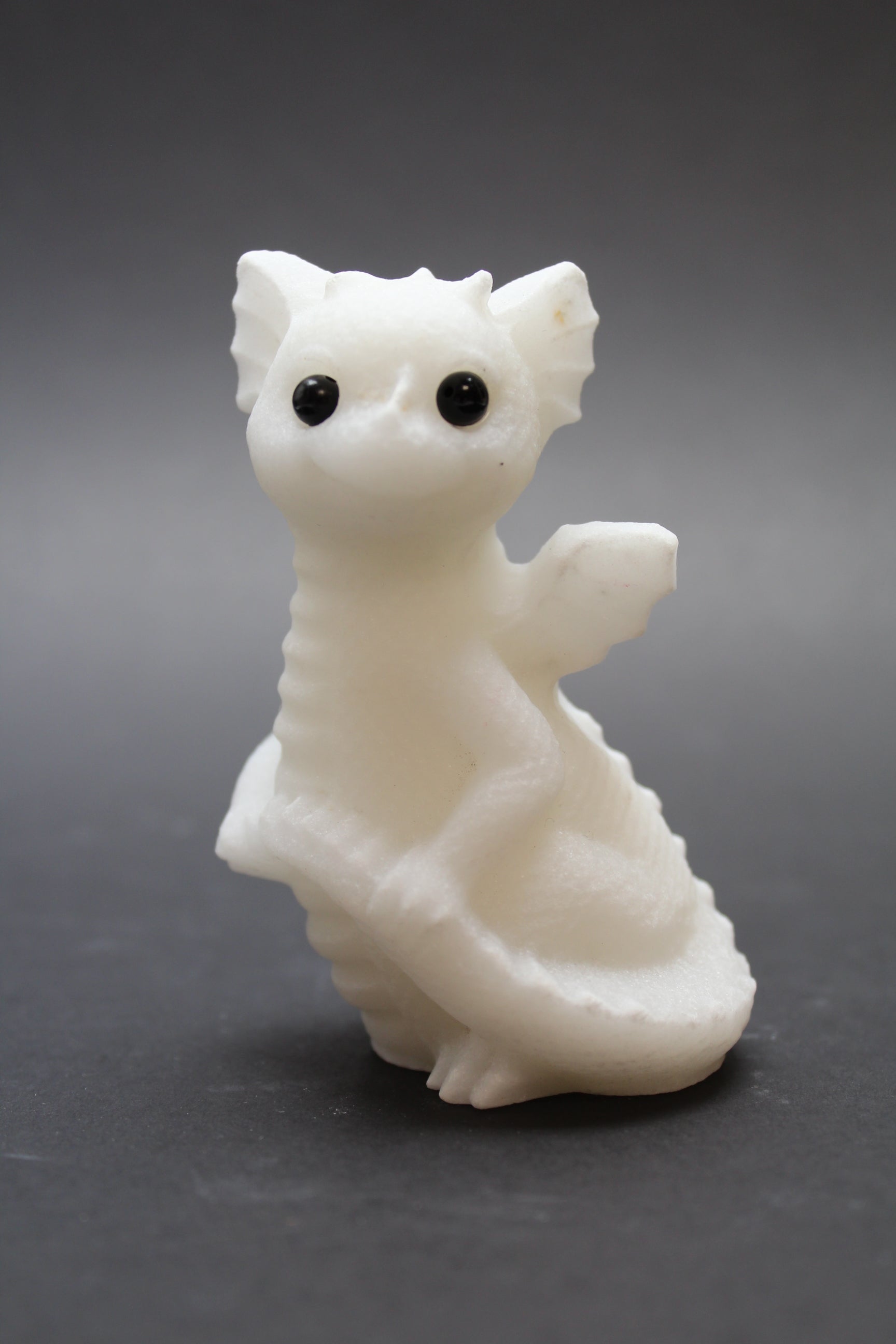 Drage Hvid Jade 8-9 CM