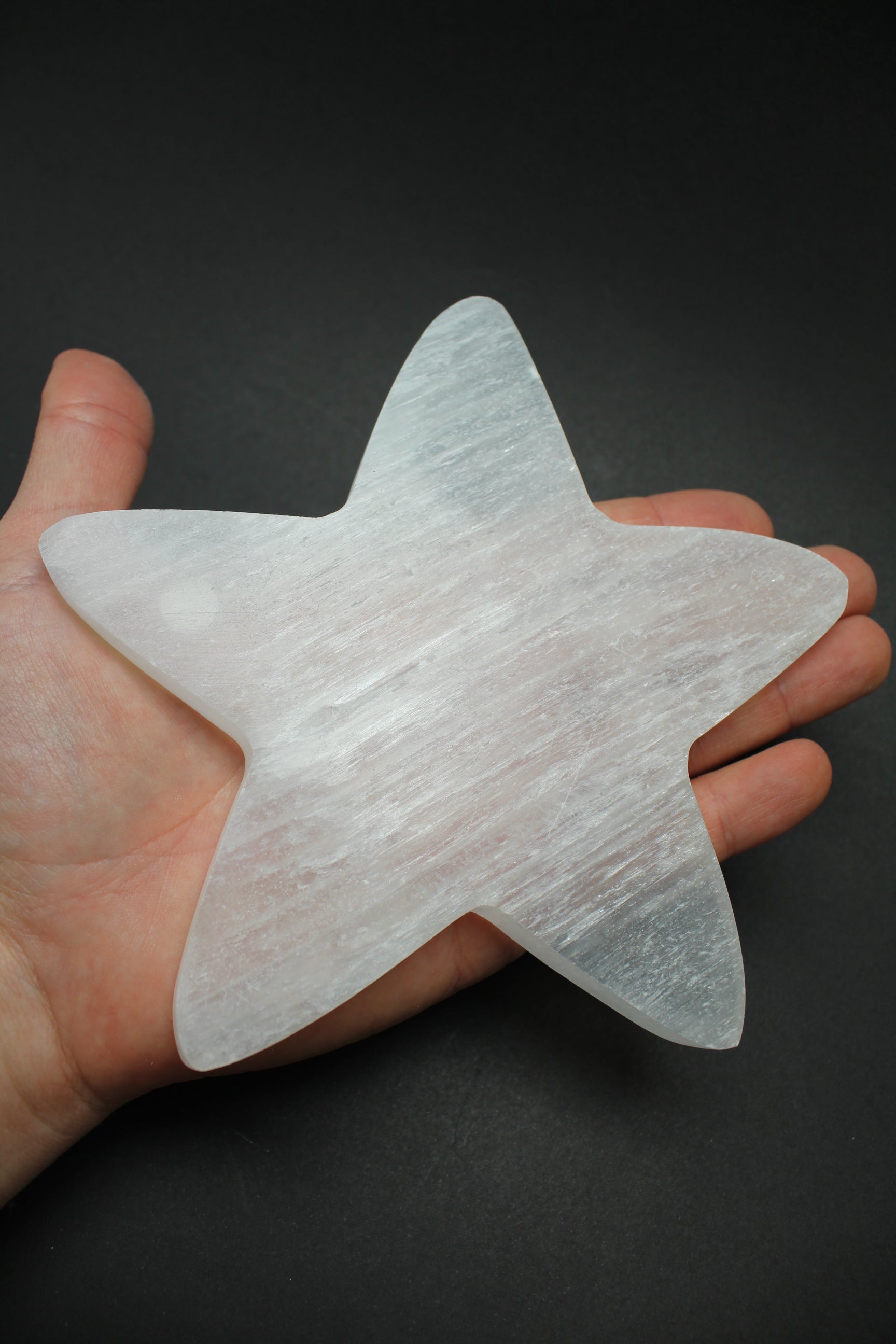 Selenit Stjerne - 14-15cm