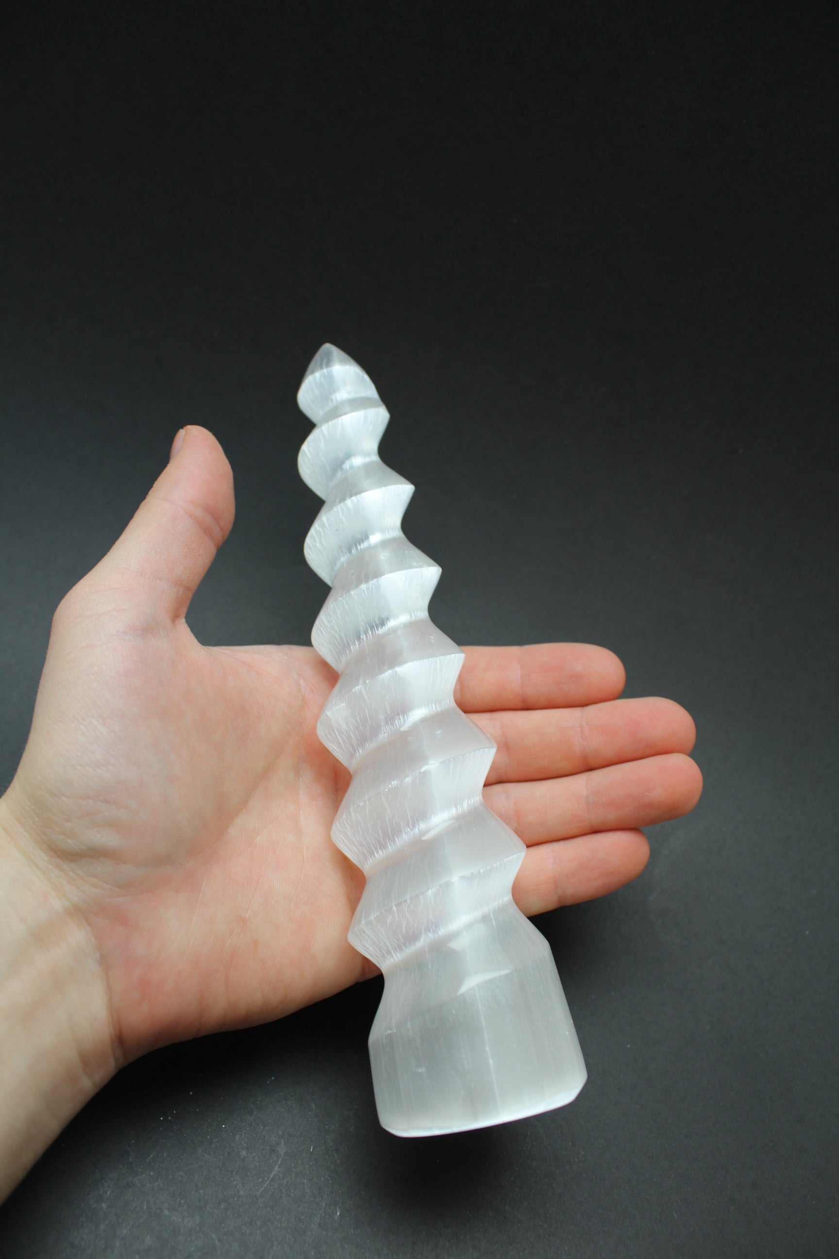 Selenit Spiral - 20cm