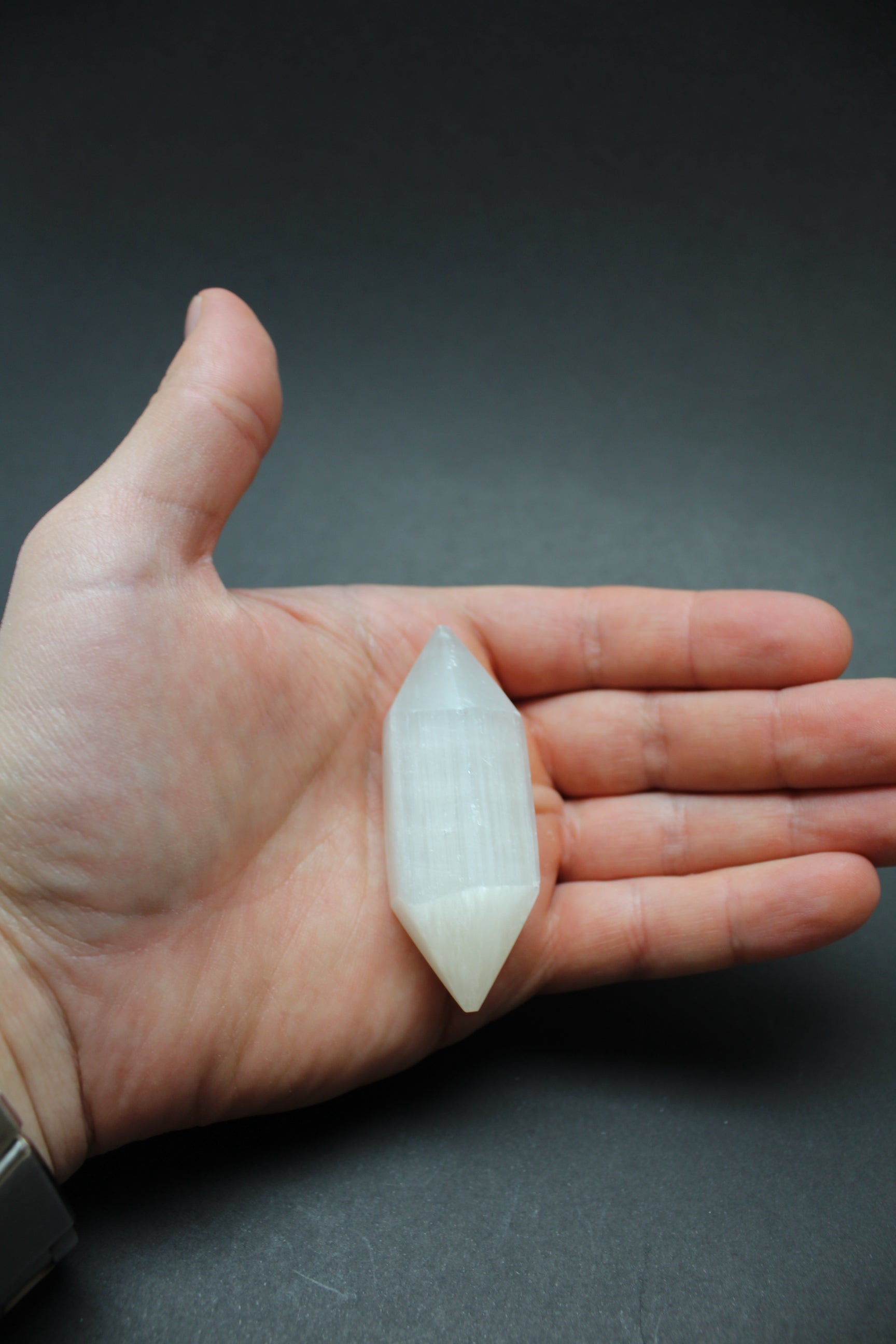 Selenit Dobbeltspids - 6cm