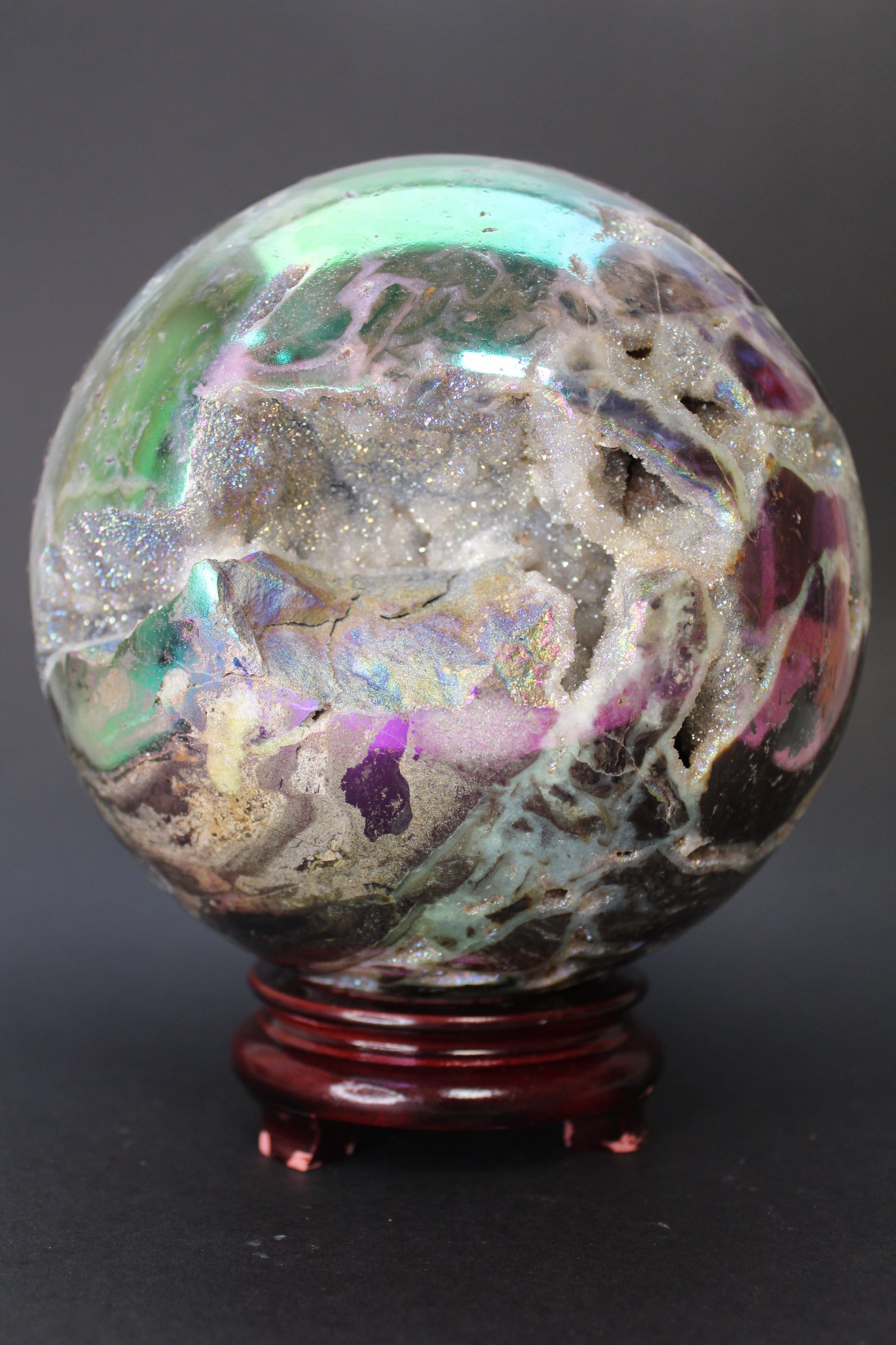 Aura Sphalerit Kugle 6 kg.