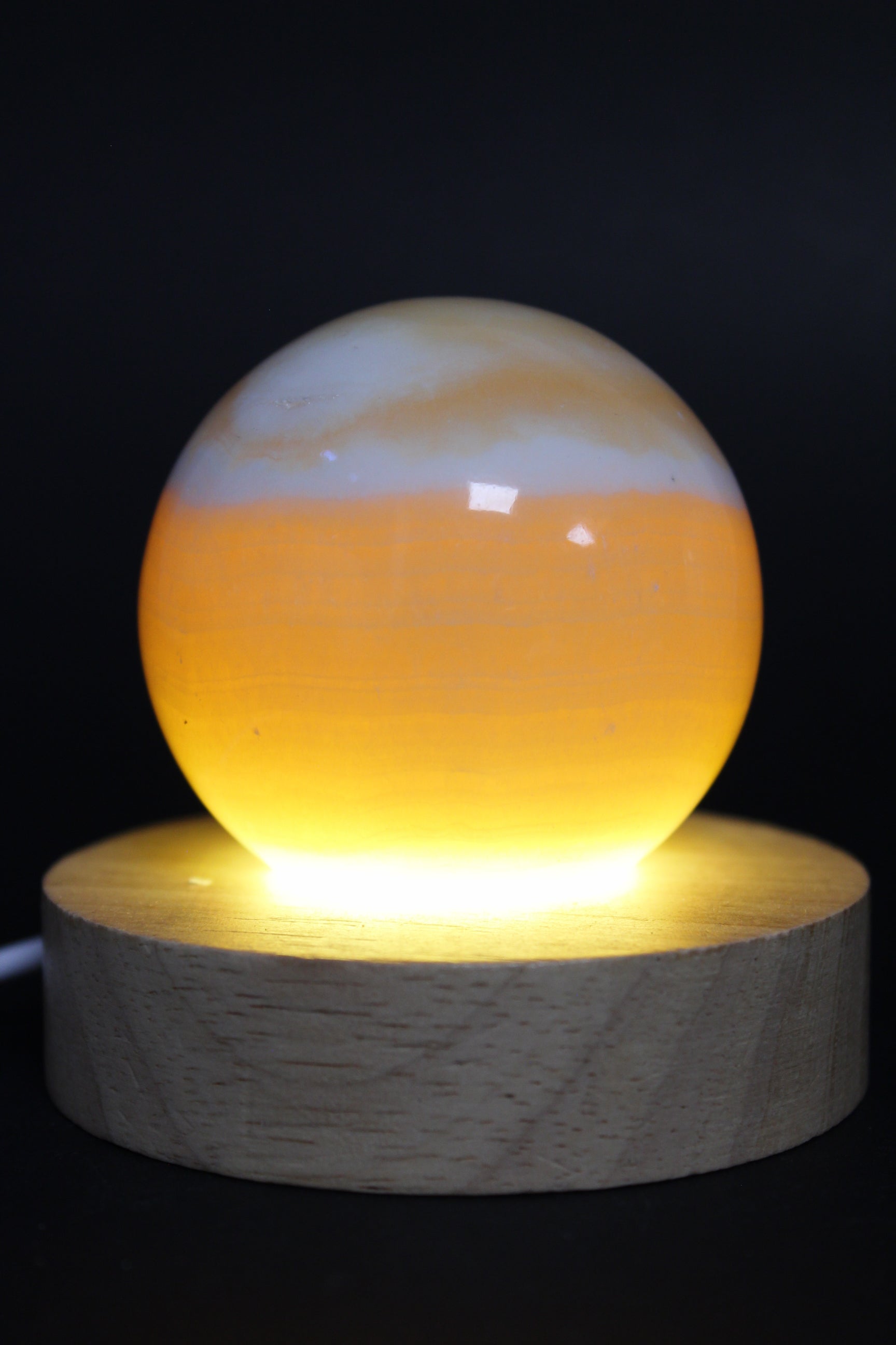 LED Træholder med lys - 8 cm