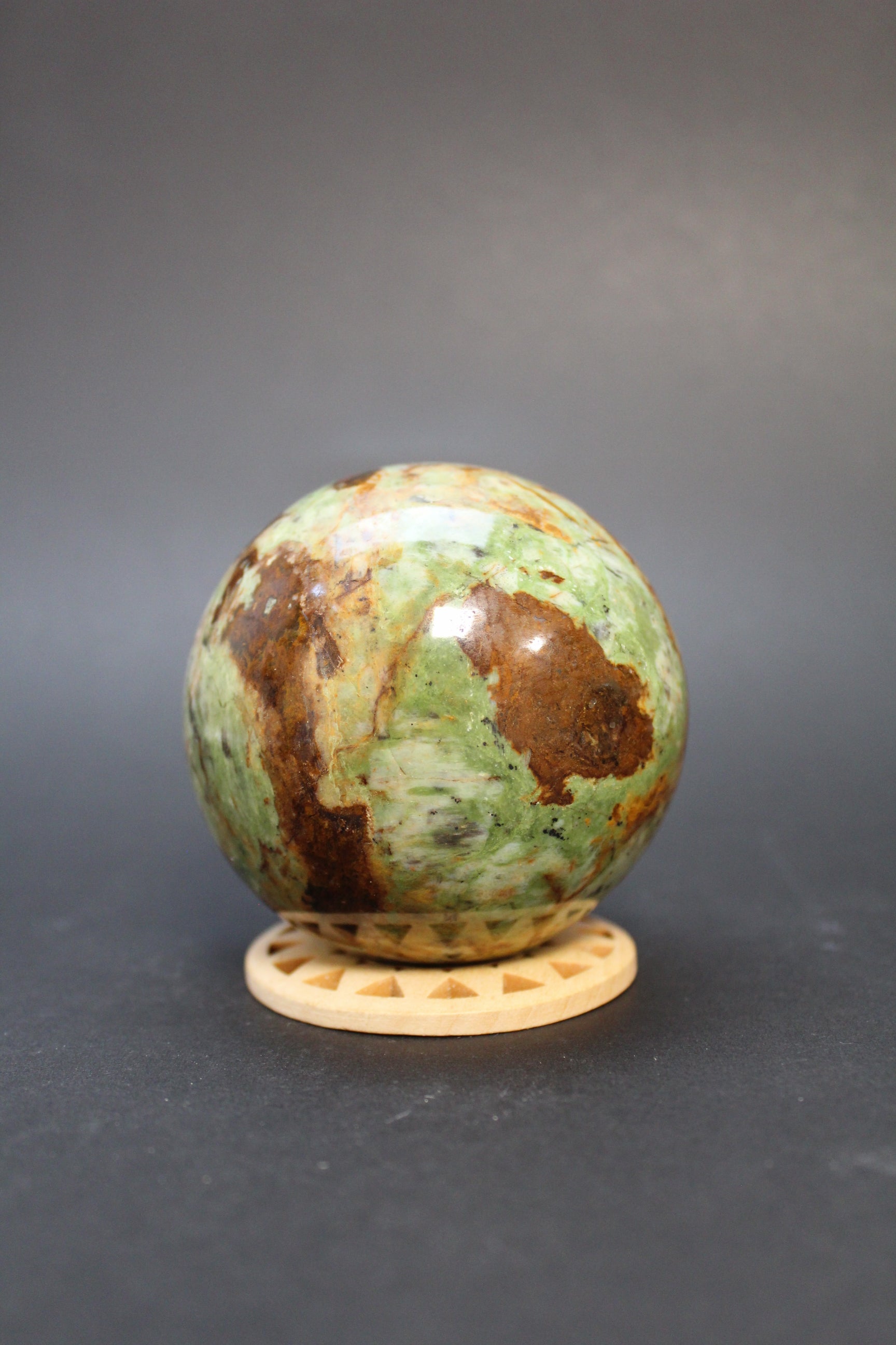 Chrysopras Kugle - Nr. 4