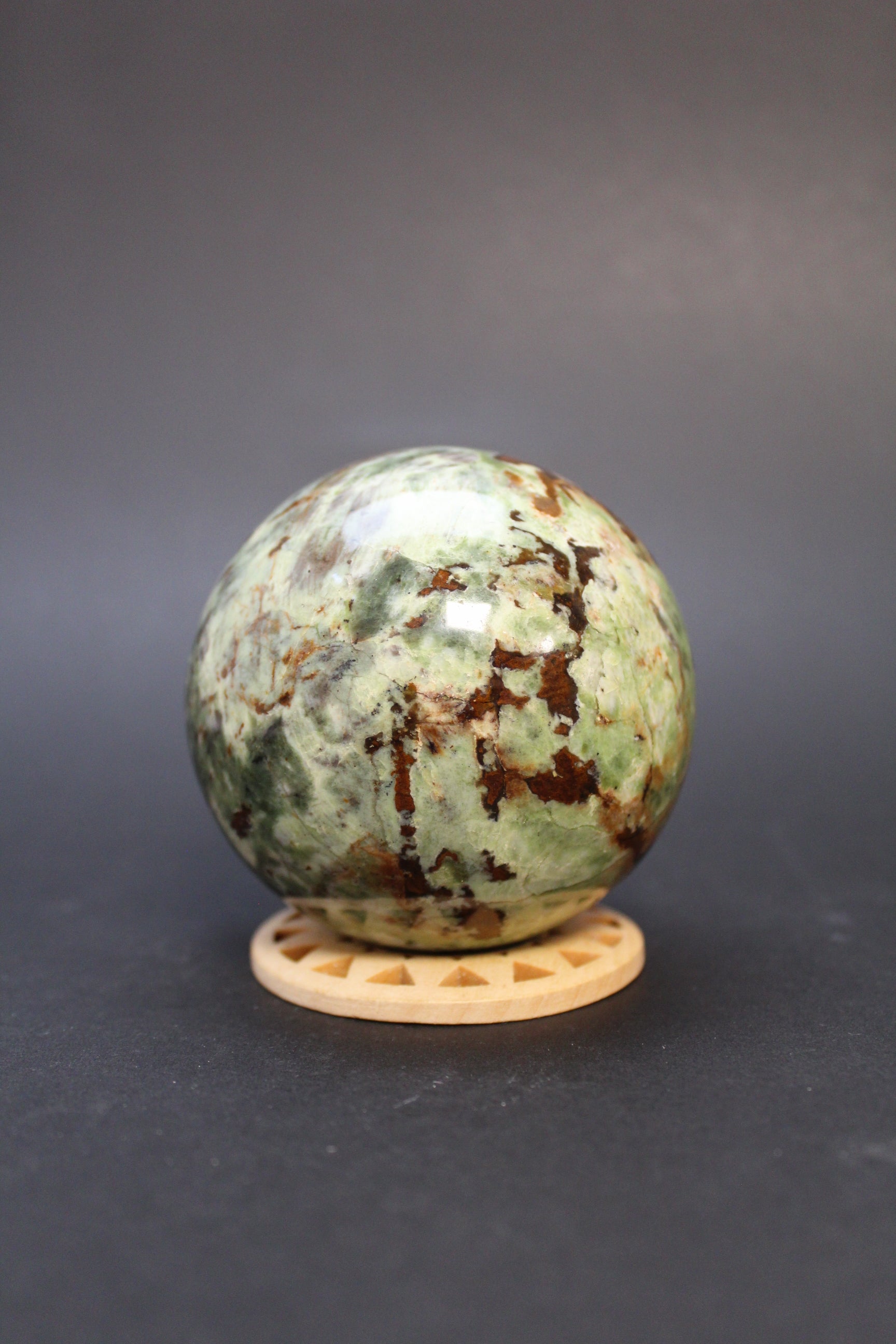 Chrysopras Kugle - Nr. 4