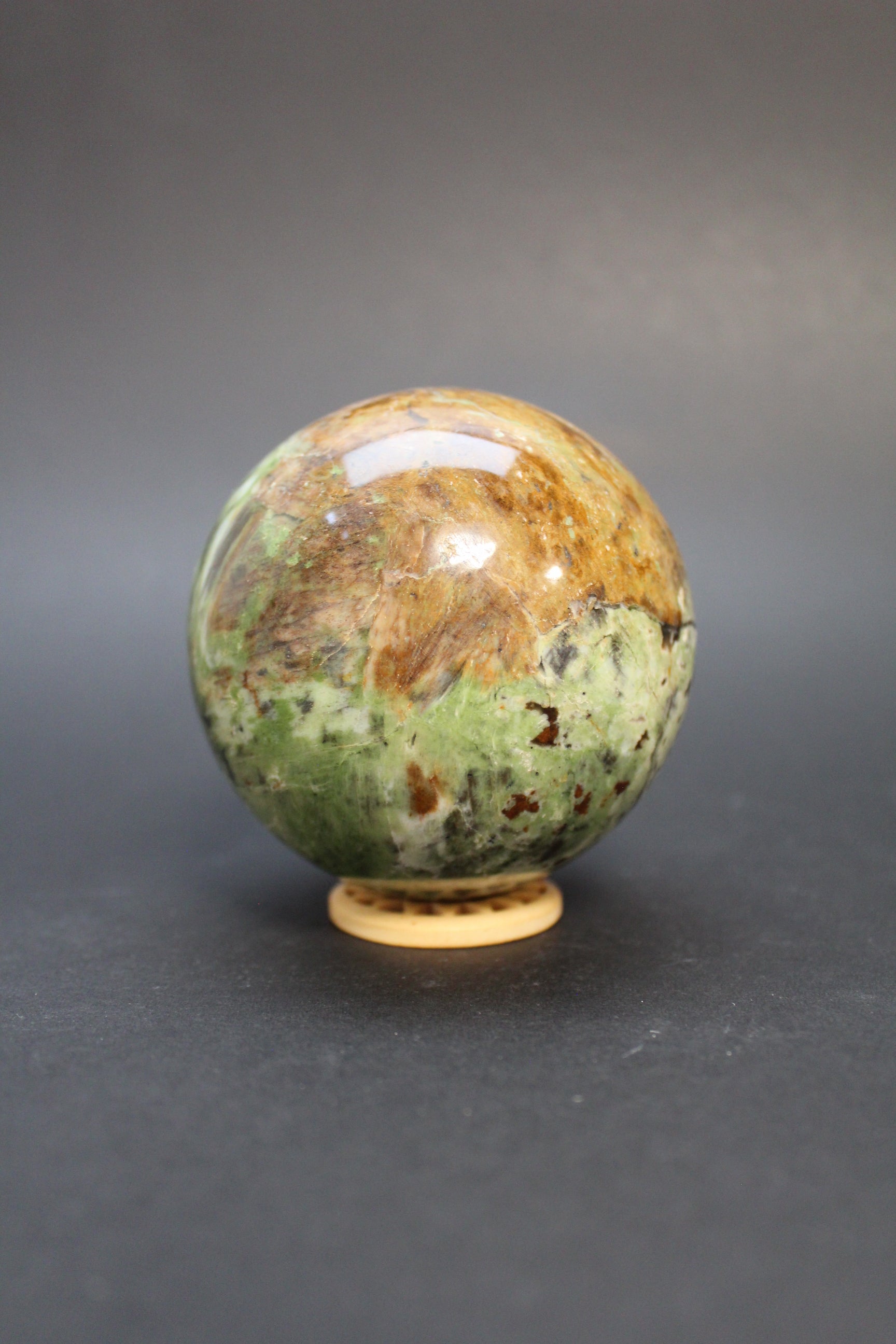 Chrysopras Kugle - Nr. 7