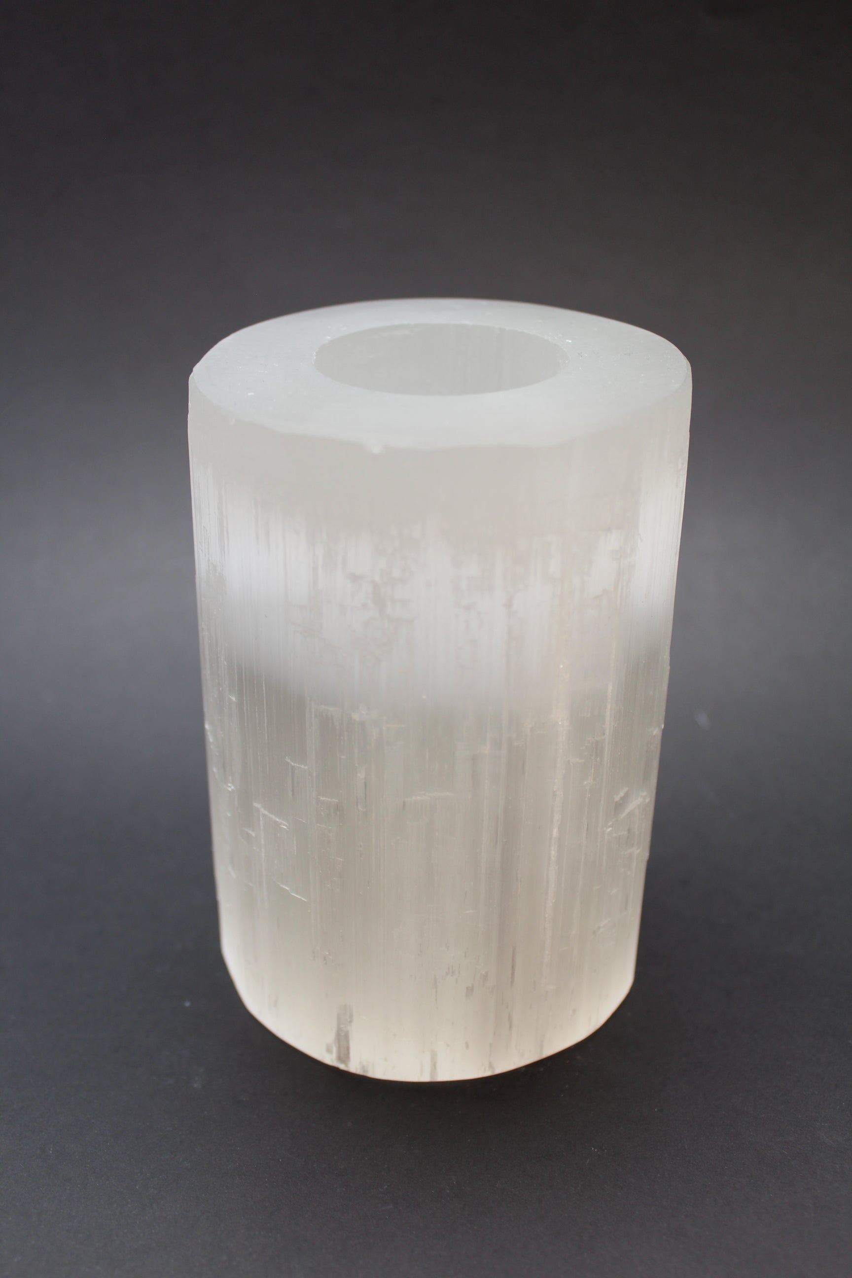 Selenit Fyrfadsstage - 12cm